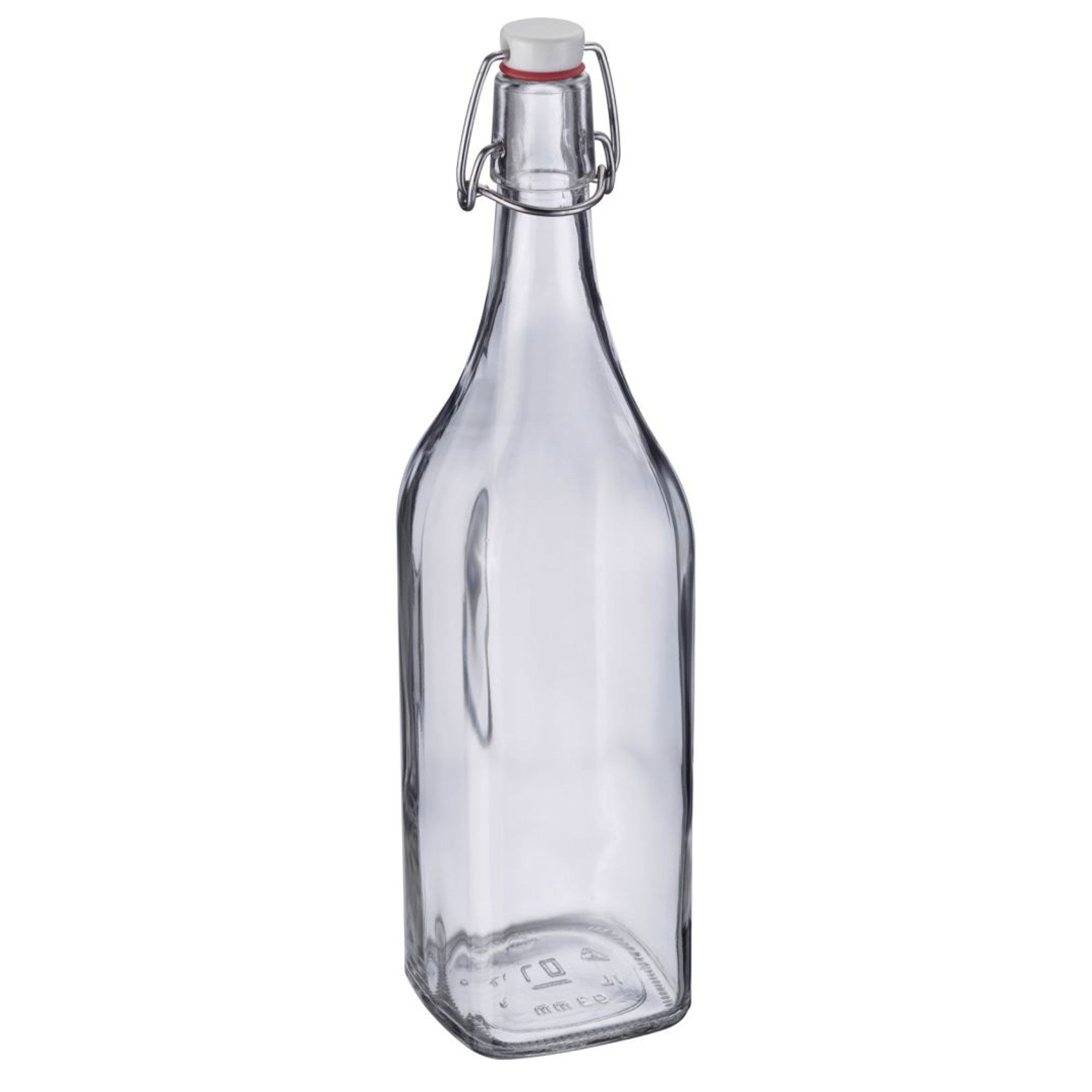 Westmark -  Bügelverschlussflasche eckig 1000 ml