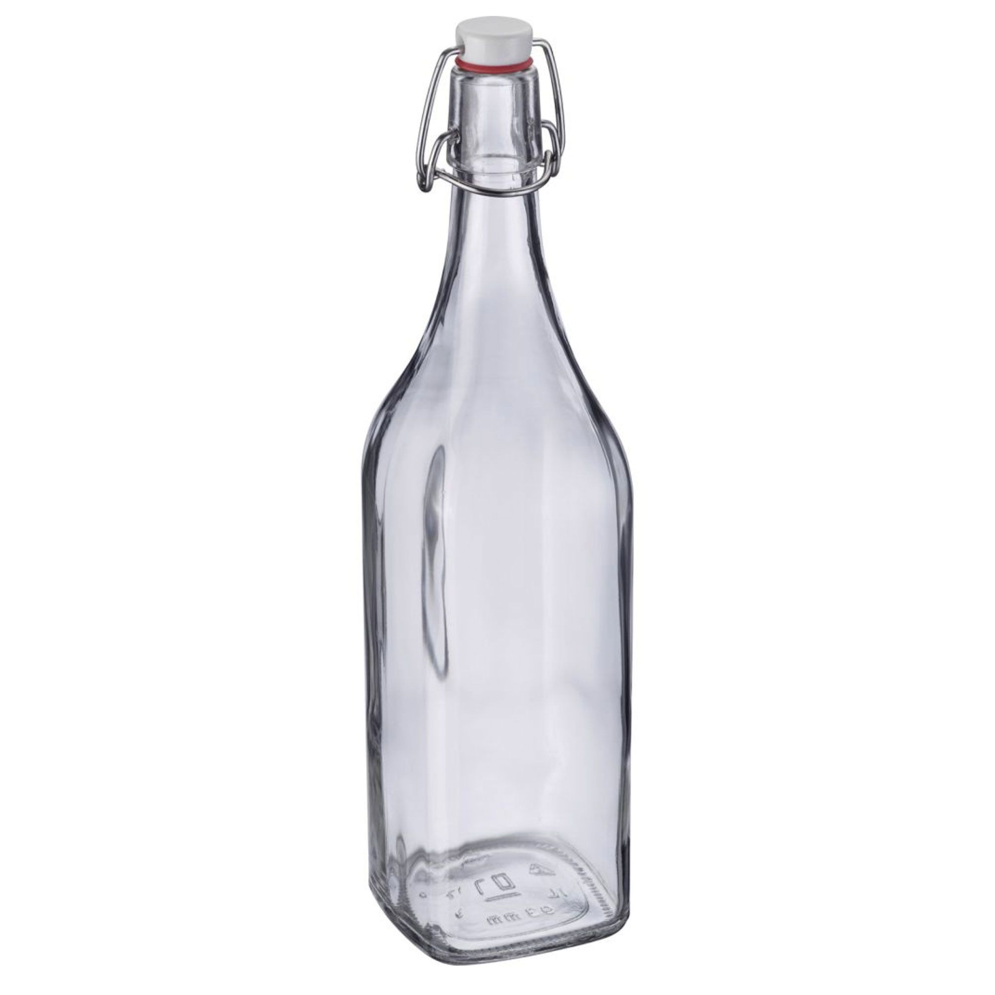 Westmark -  Bügelverschlussflasche eckig 1000 ml Westmark -  Bügelverschlussflasche eckig 1000 ml