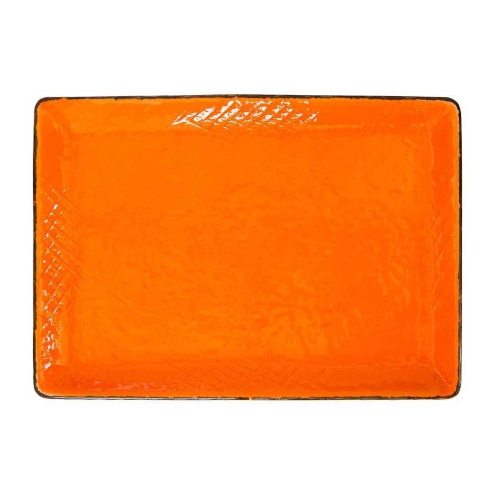 Arcucci - Schale Rechteckig 32 x 26 cm - Arancio-Orange