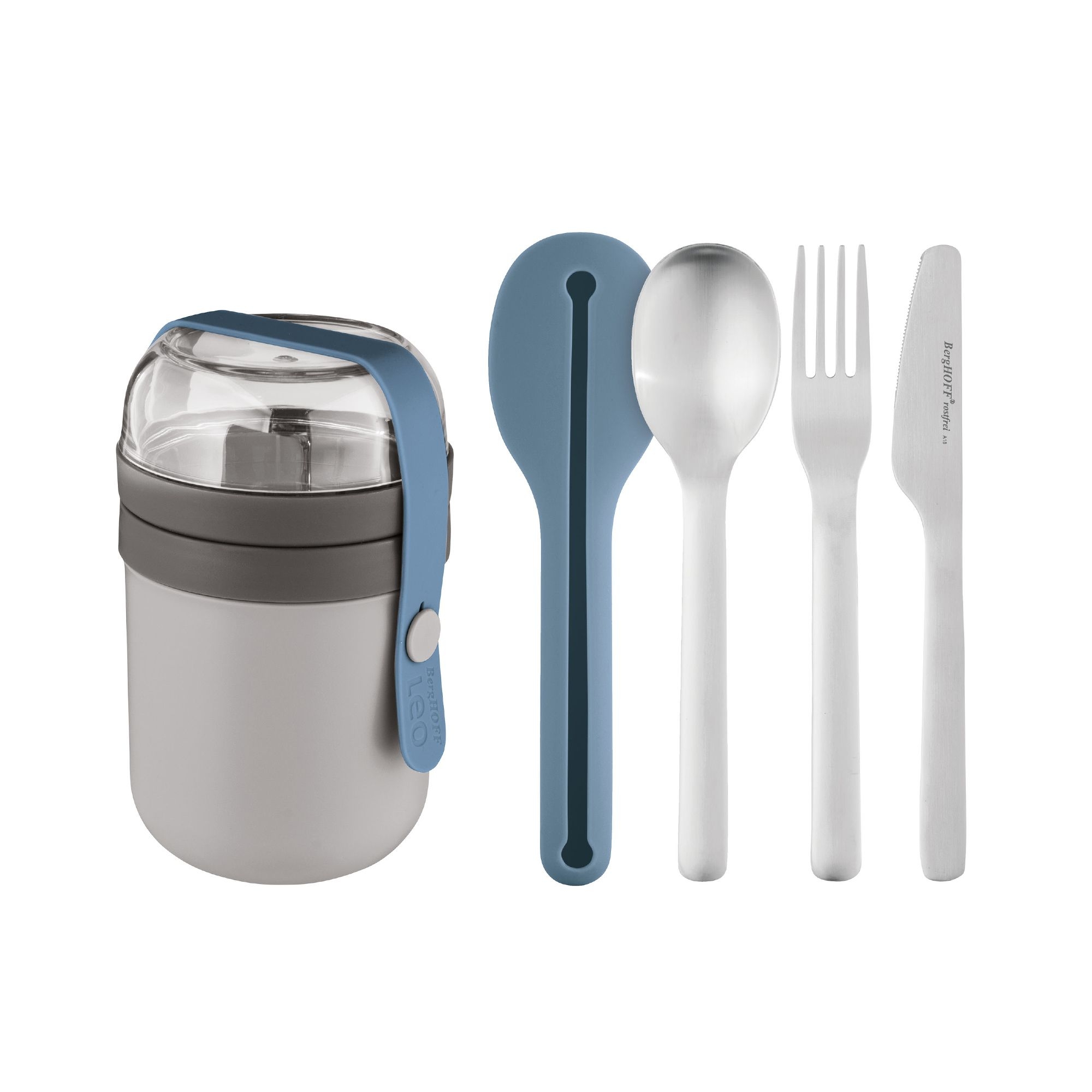 BergHOFF - To Go set 2-pcs. - Leo - grey-blue