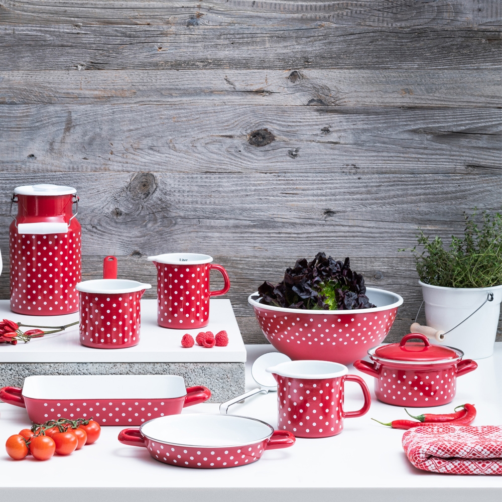 Riess COUNTRY - Polka-dot red - Chamber pot