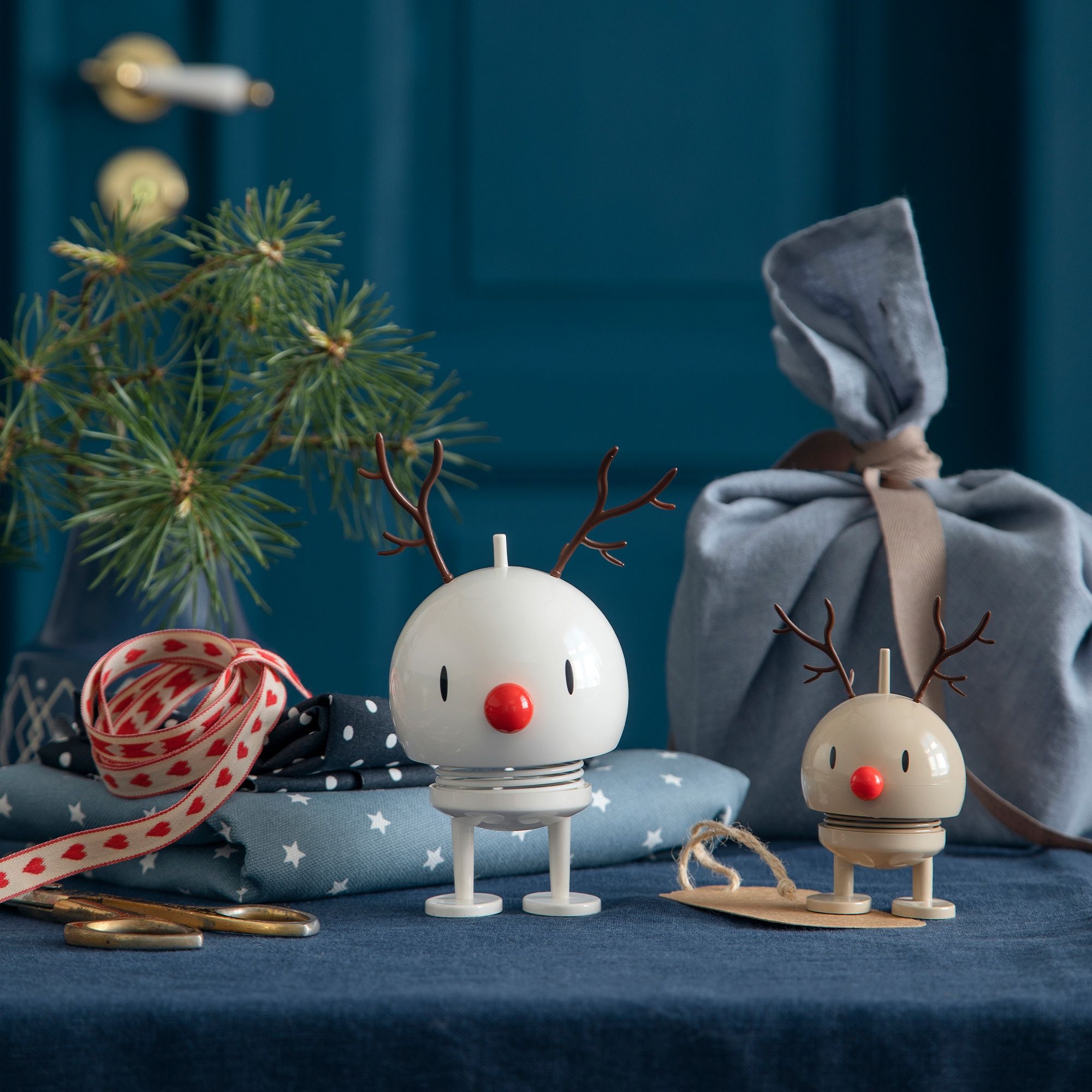 Hoptimist - Reindeer Bumble - M - White