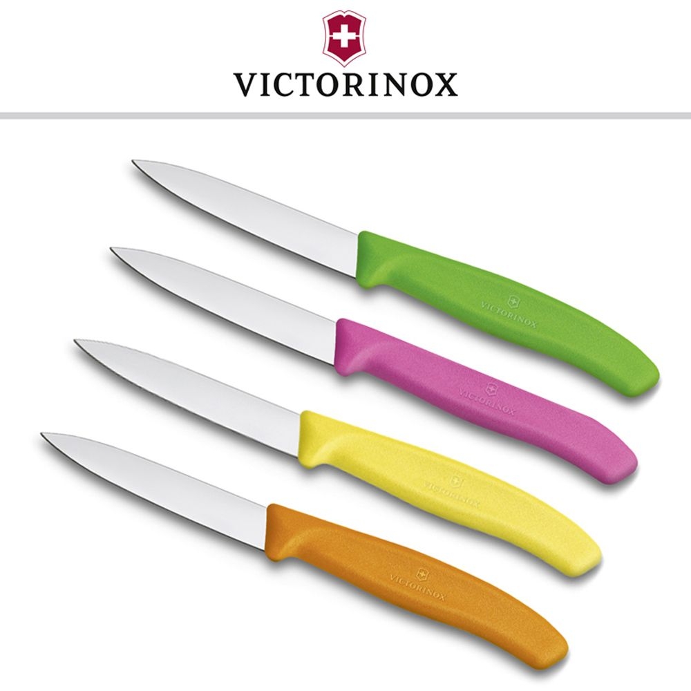 Victorinox - Gemüsemesser glatter Schliff, orange