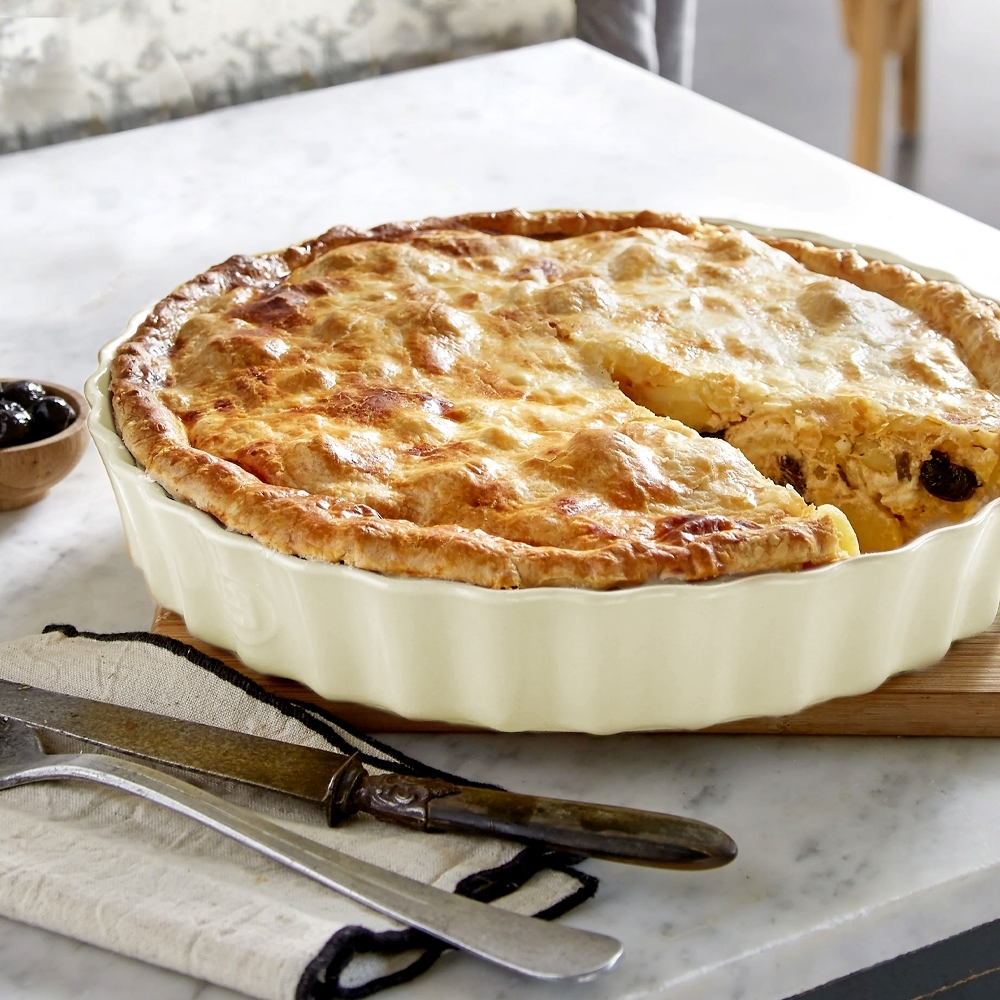 Emile Henry - Deep Tart Dish - 28 cm