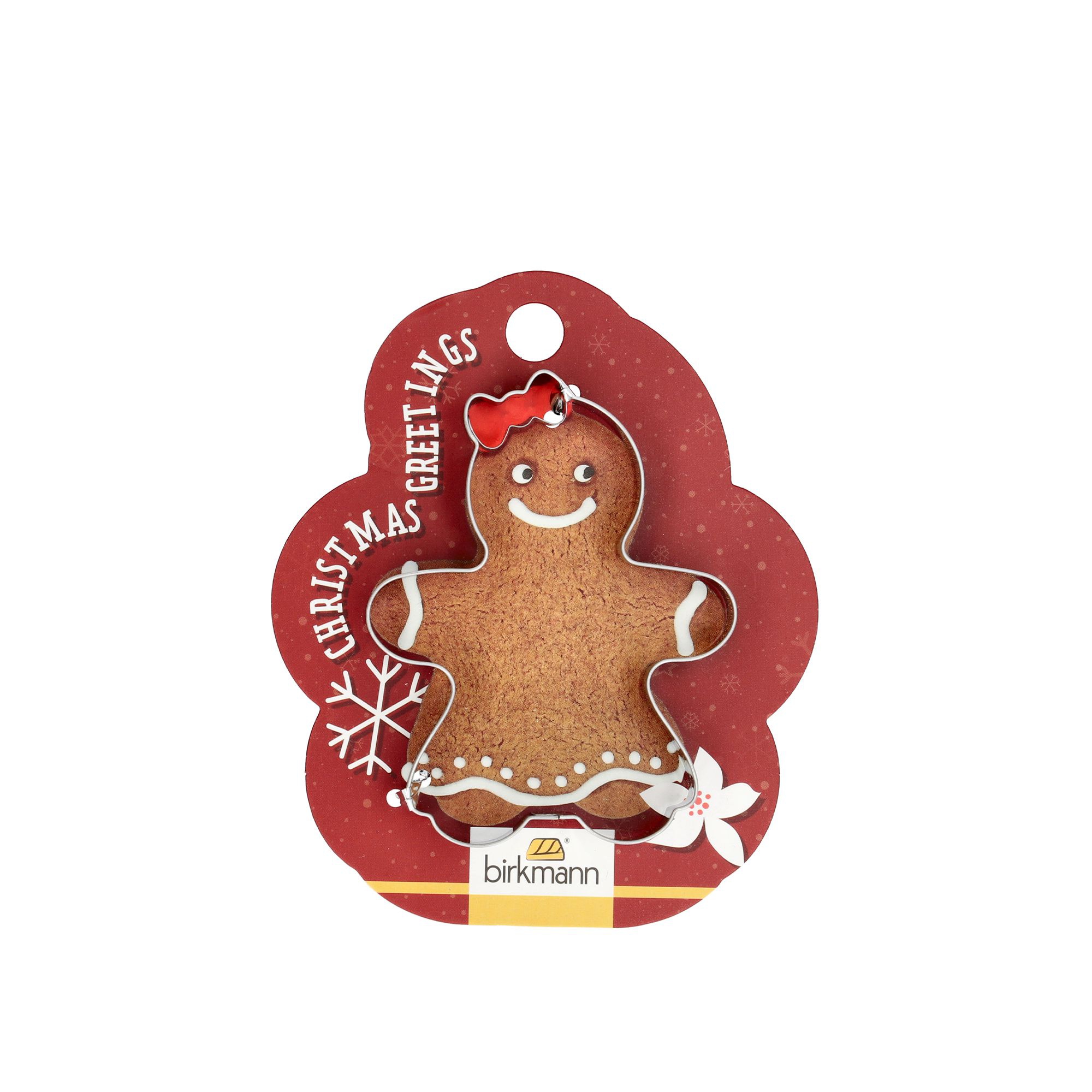Birkmann - cookie cutter gingerbread woman small 8cm stainless steel