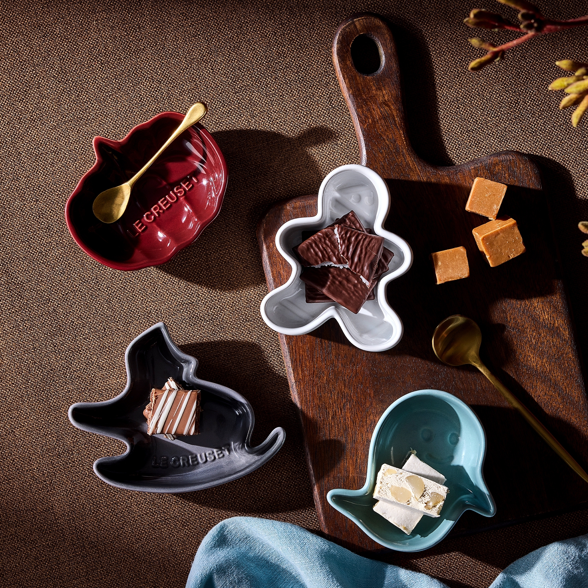 Le Creuset - 4er-Set Mini Schälchen Halloween Le Creuset - 4er-Set Mini Schälchen Halloween