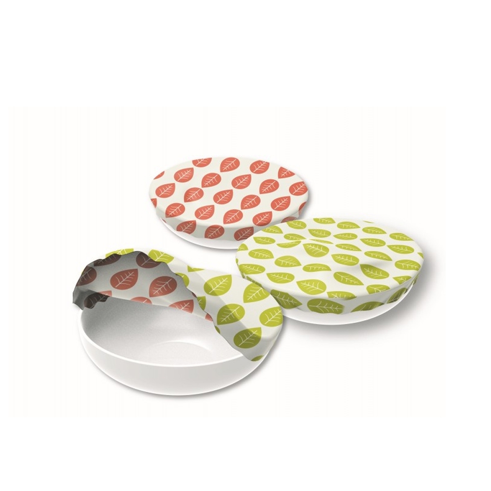 Nuts - Cotton Bowl Cover Green Leaves - unwaxed Nuts - Cotton Bowl Cover Green Leaves - unwaxed