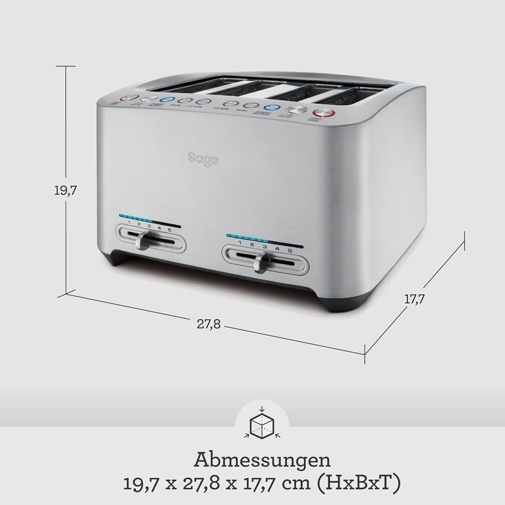 SAGE - The Smart Toast - 4-Scheiben Toaster