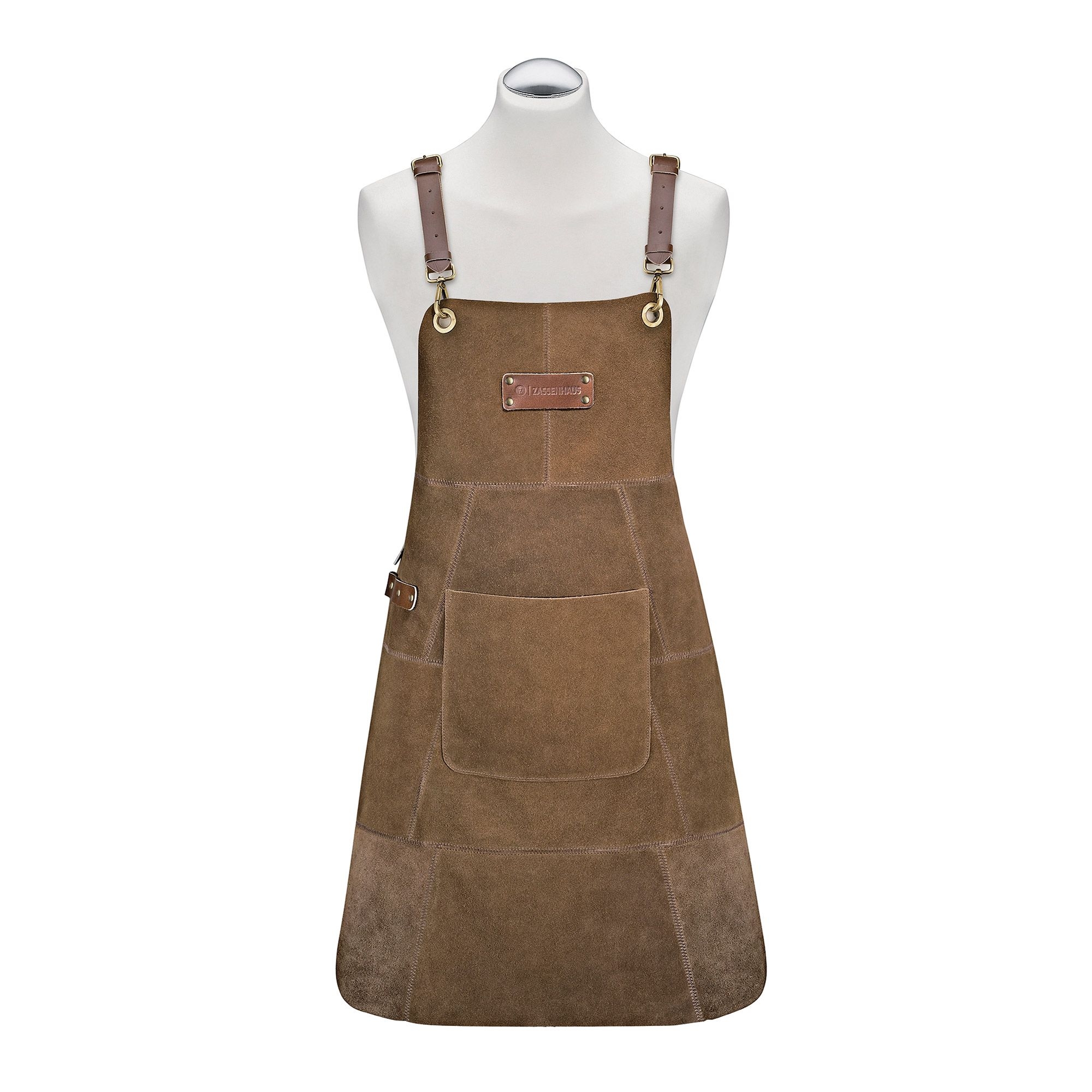 Zassenhaus - Leather apron TEXAS, brown Zassenhaus - Leather apron TEXAS, brown