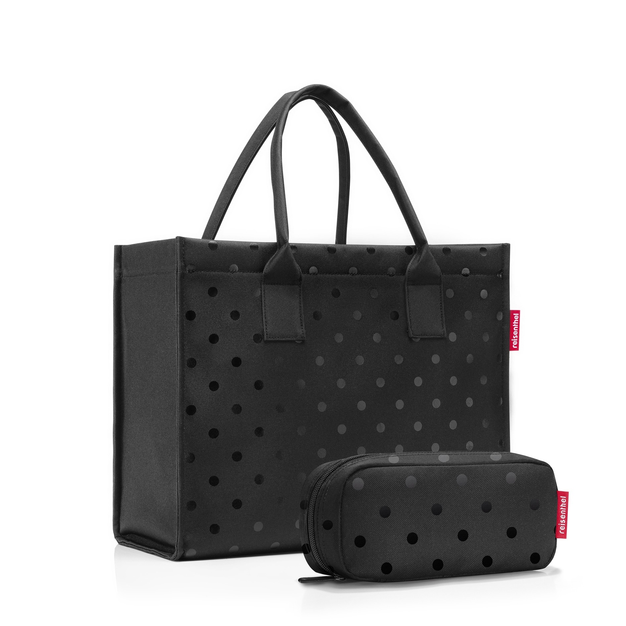 reisenthel - daily shopper set#1 - glossy dots black
