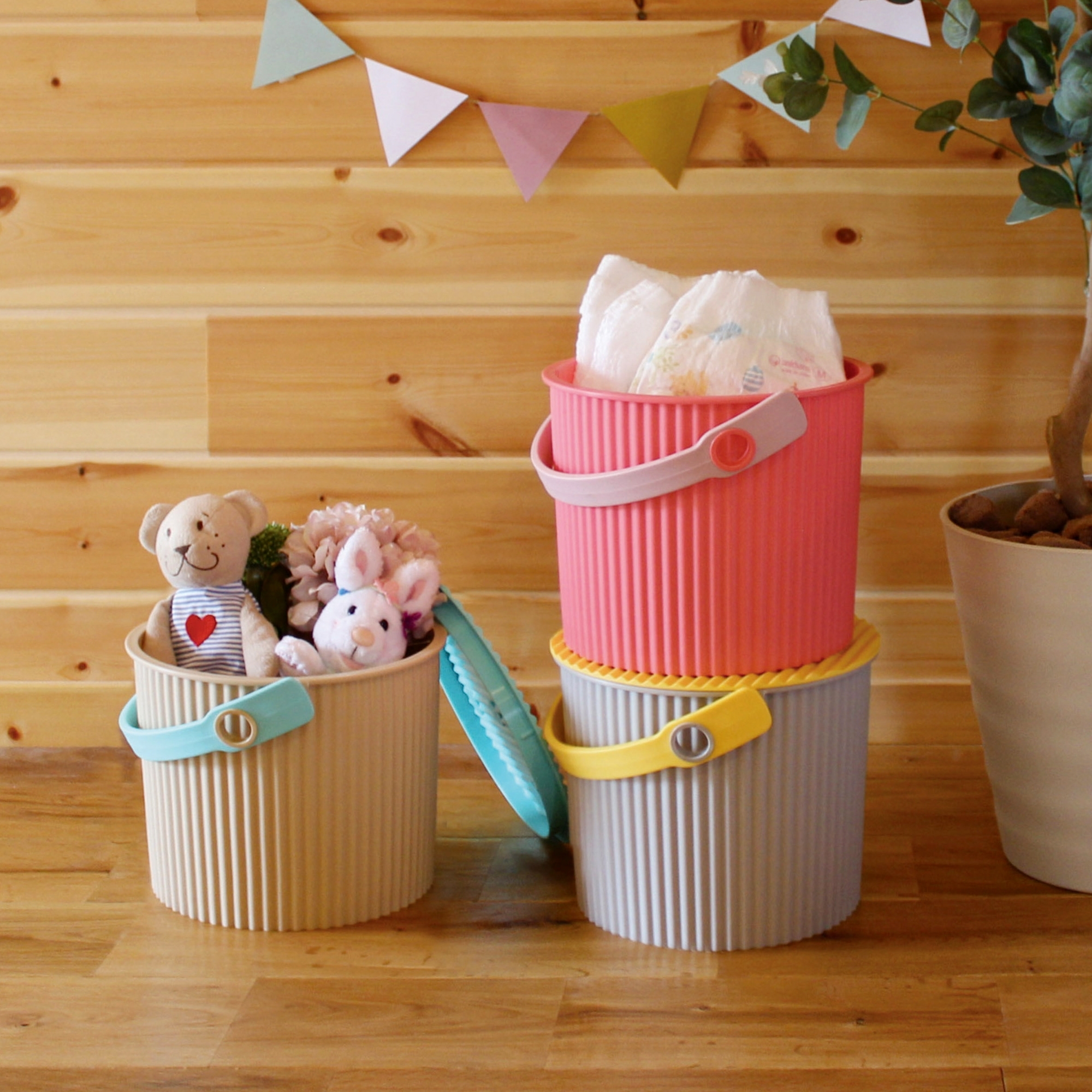 Hachiman - Mini Bucket  4 L Omnioutil S | Pale Pink