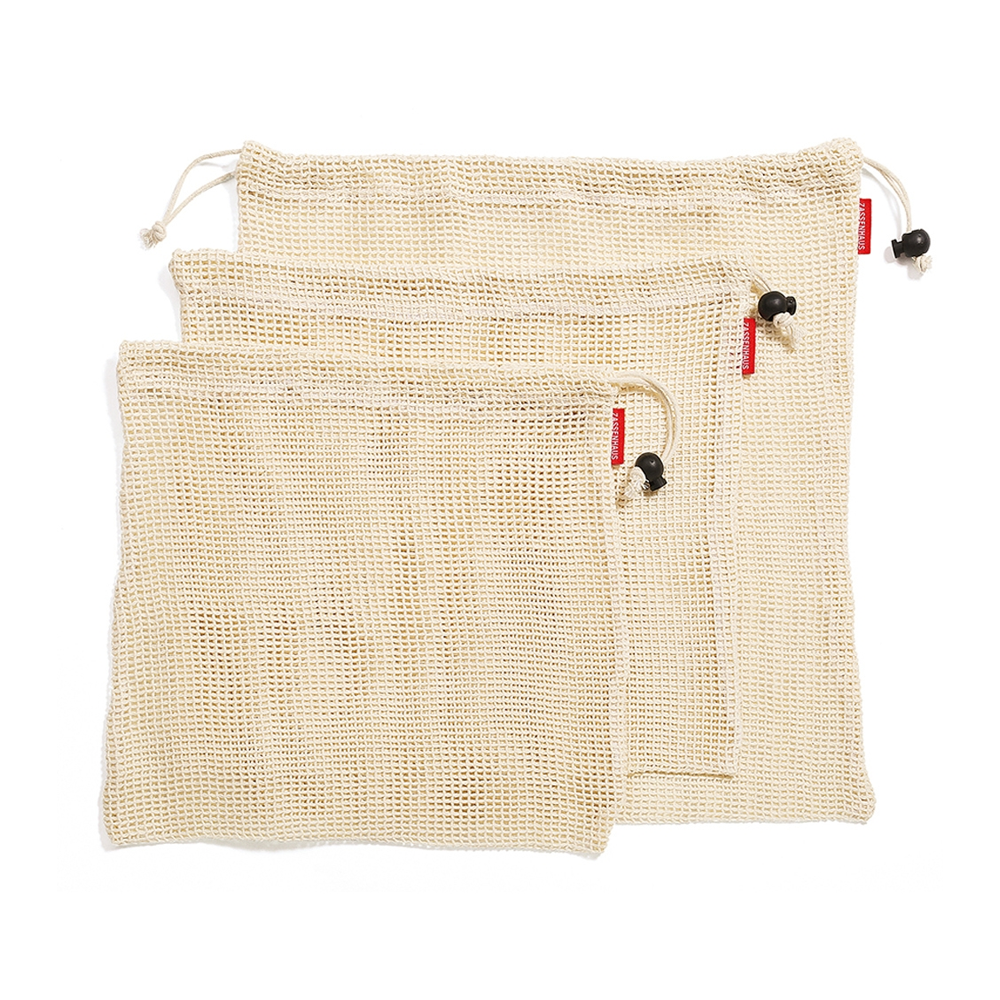 Zassenhaus - Fruit / vegetable bag size S/M/L, set of 3 Zassenhaus - Fruit / vegetable bag size S/M/L, set of 3