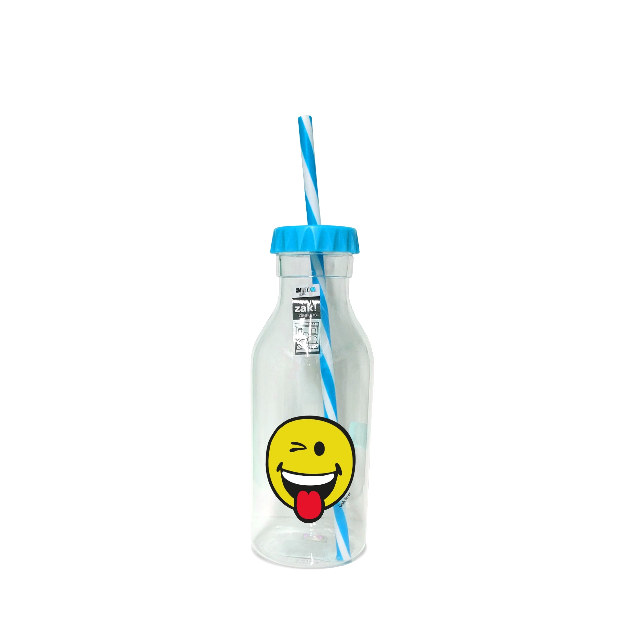 zak!designs - Soda bottle 550ml, Aqua/Wink zak!designs - Soda bottle 550ml, Aqua/Wink