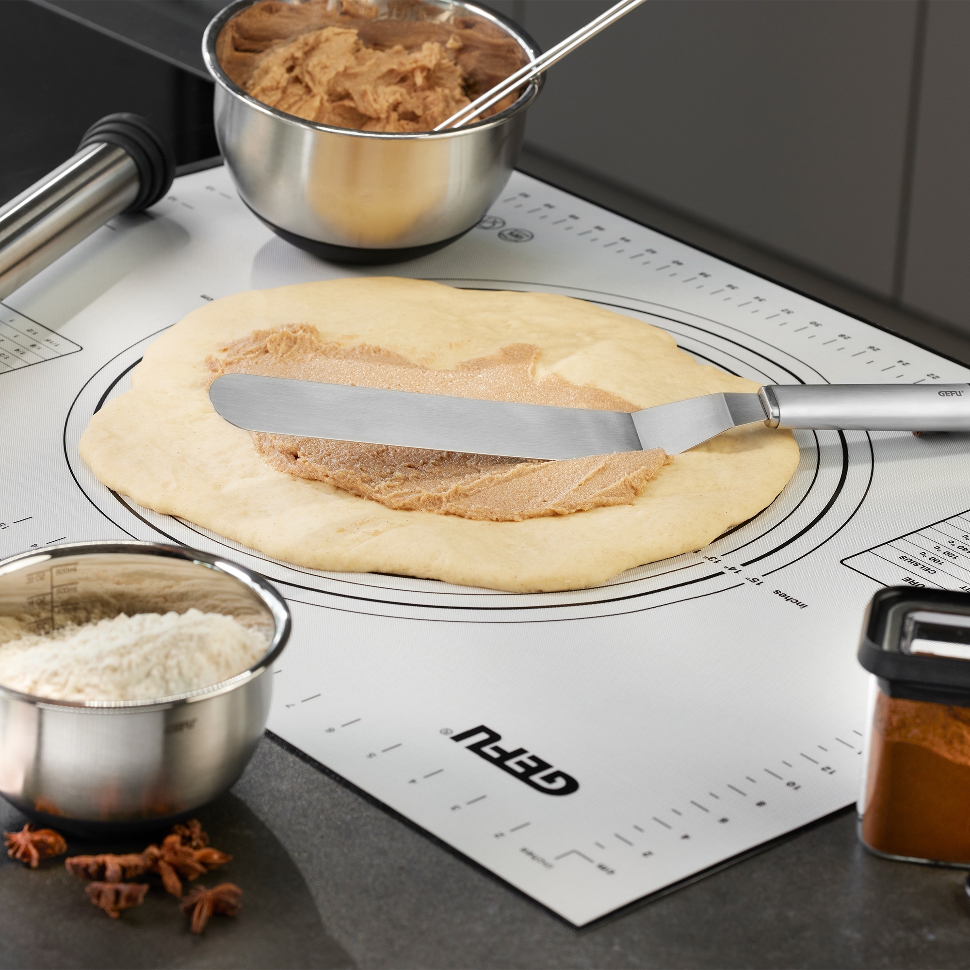 Gefu - Angled spatula PRIMELINE, 21 cm Gefu - Angled spatula PRIMELINE, 21 cm