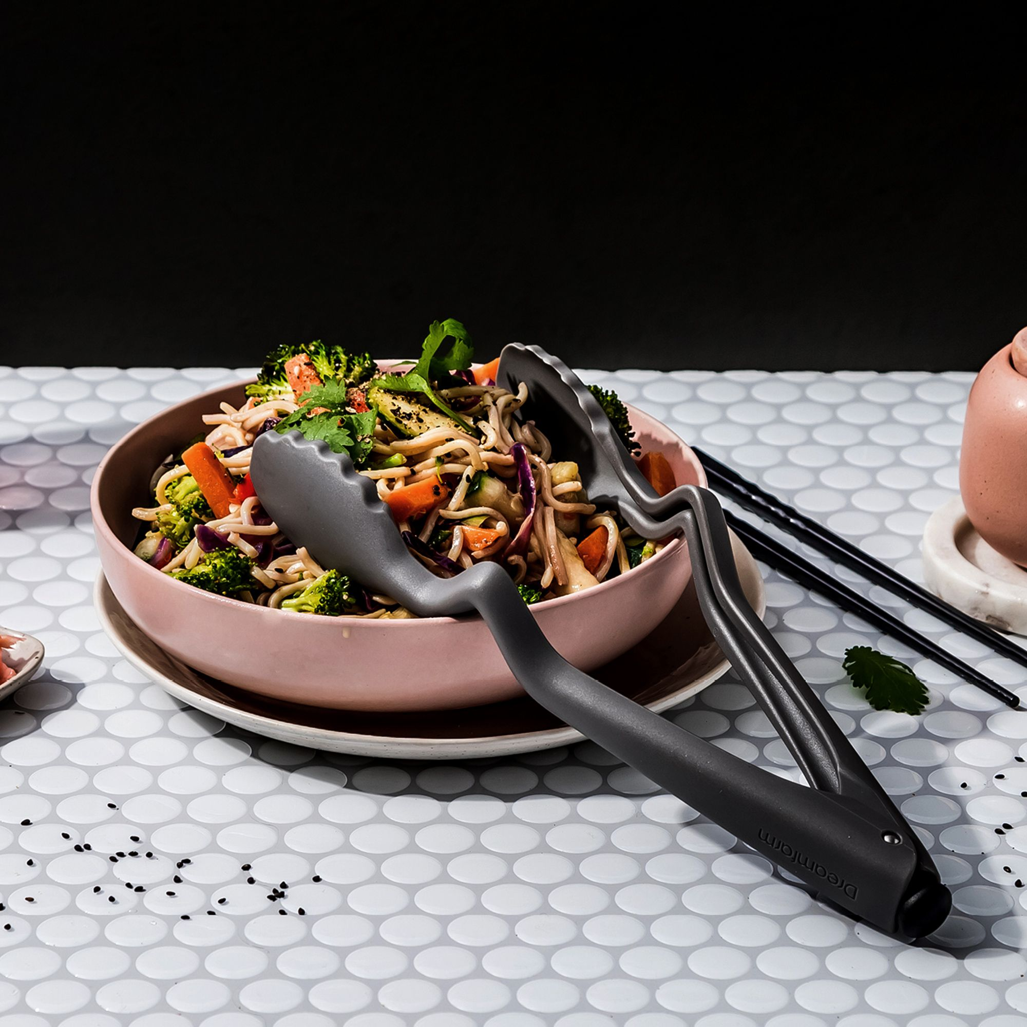 Dreamfarm - Clongs Lite - Schwarz - 25 cm - Grillzange