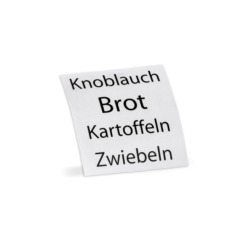 Continenta - Brottopf aus weißer Keramik mit Holzdeckel, oval, 36 x 23 x 13,5 cm