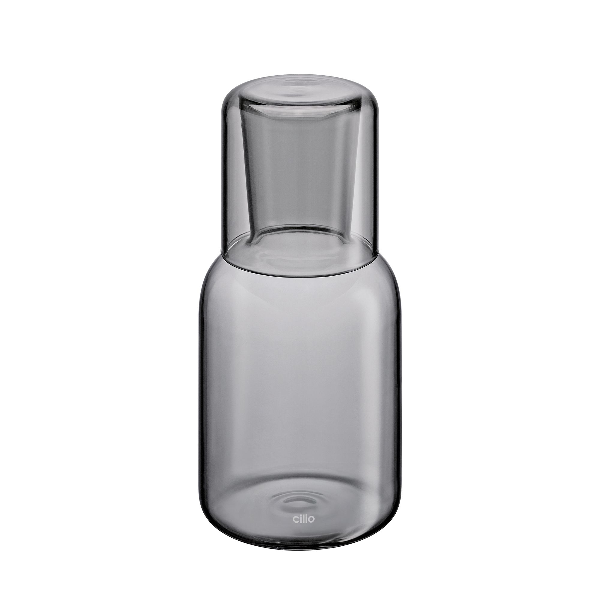 Cilio - Water Carafe with Drinking Glass LORENZO - Grey