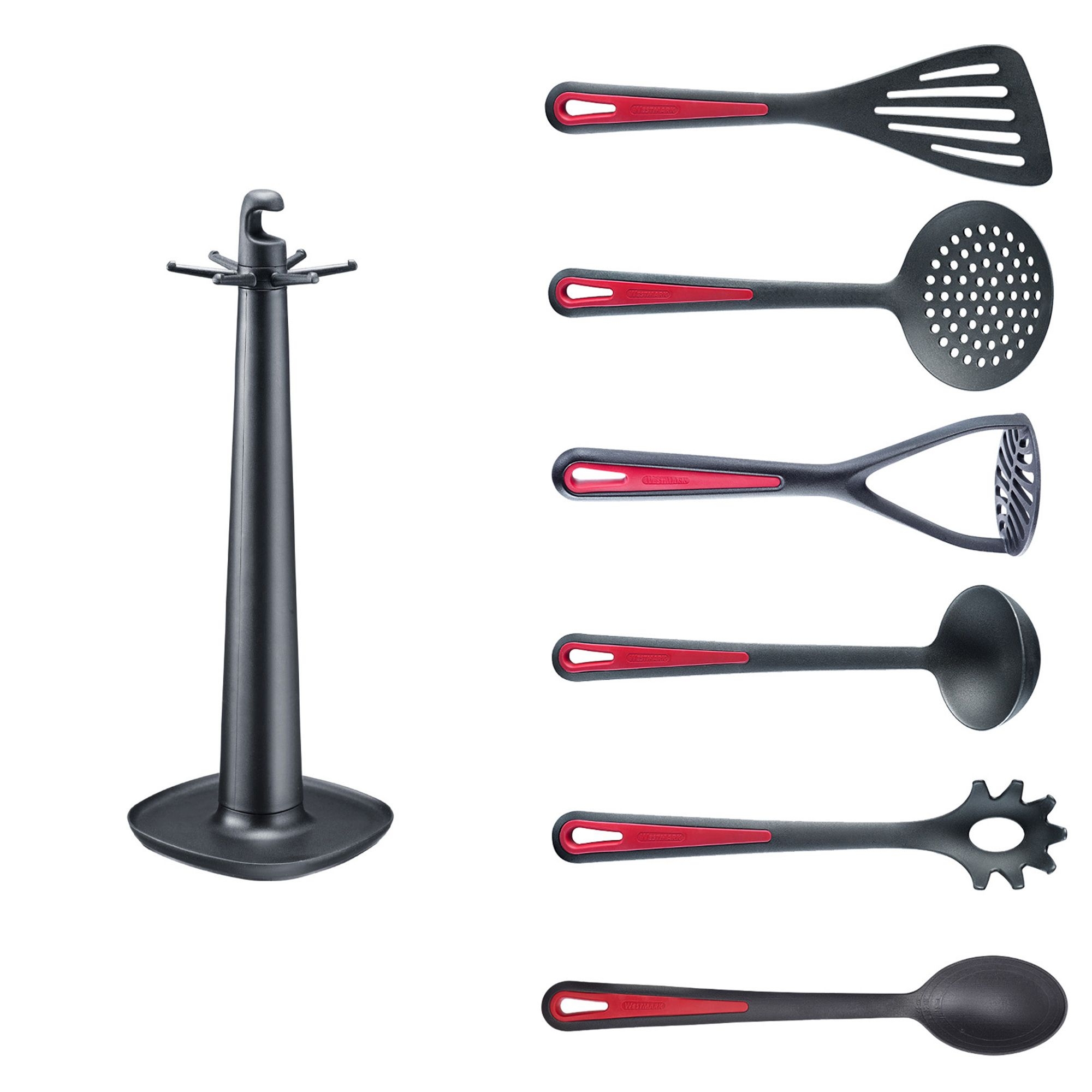 Westmark - Rotating stand with kitchen utensils »Gallant«, set 7 pcs