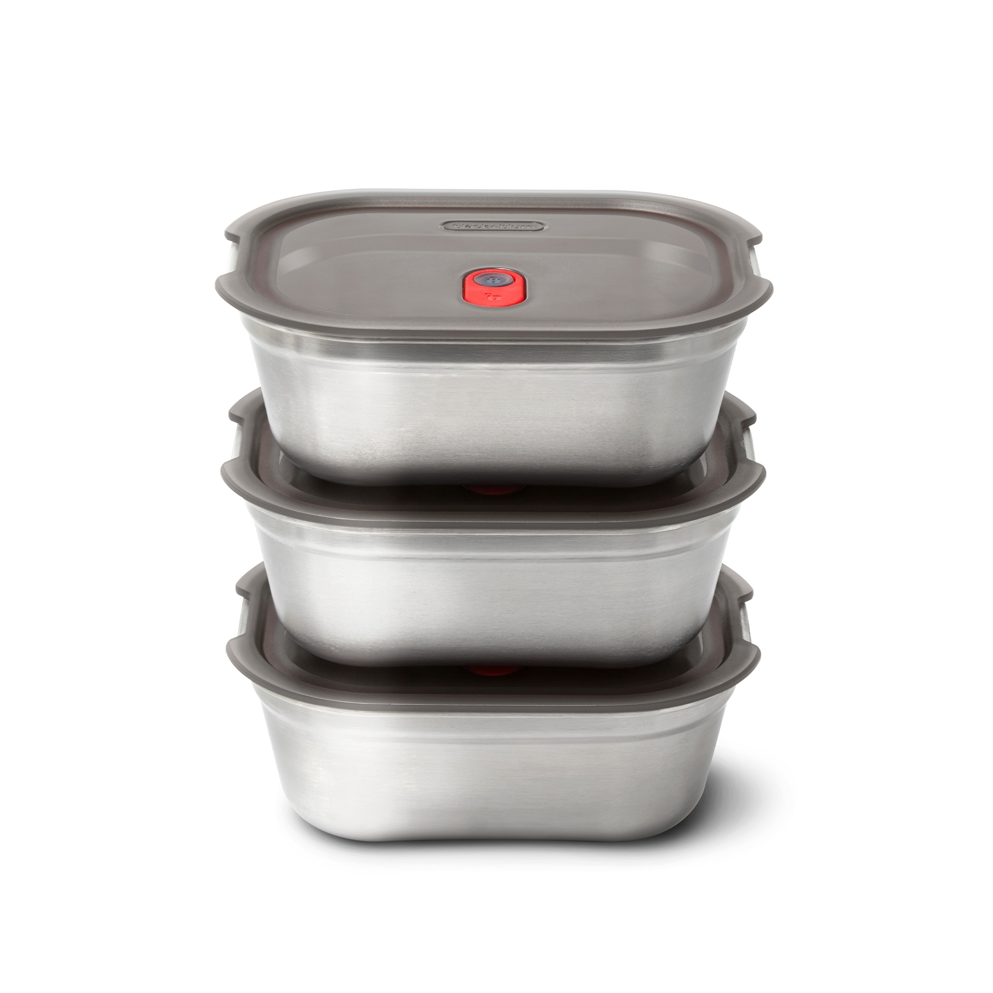 black+blum - Multifunctional Box Mixed Set of 3 Medium - grey/red