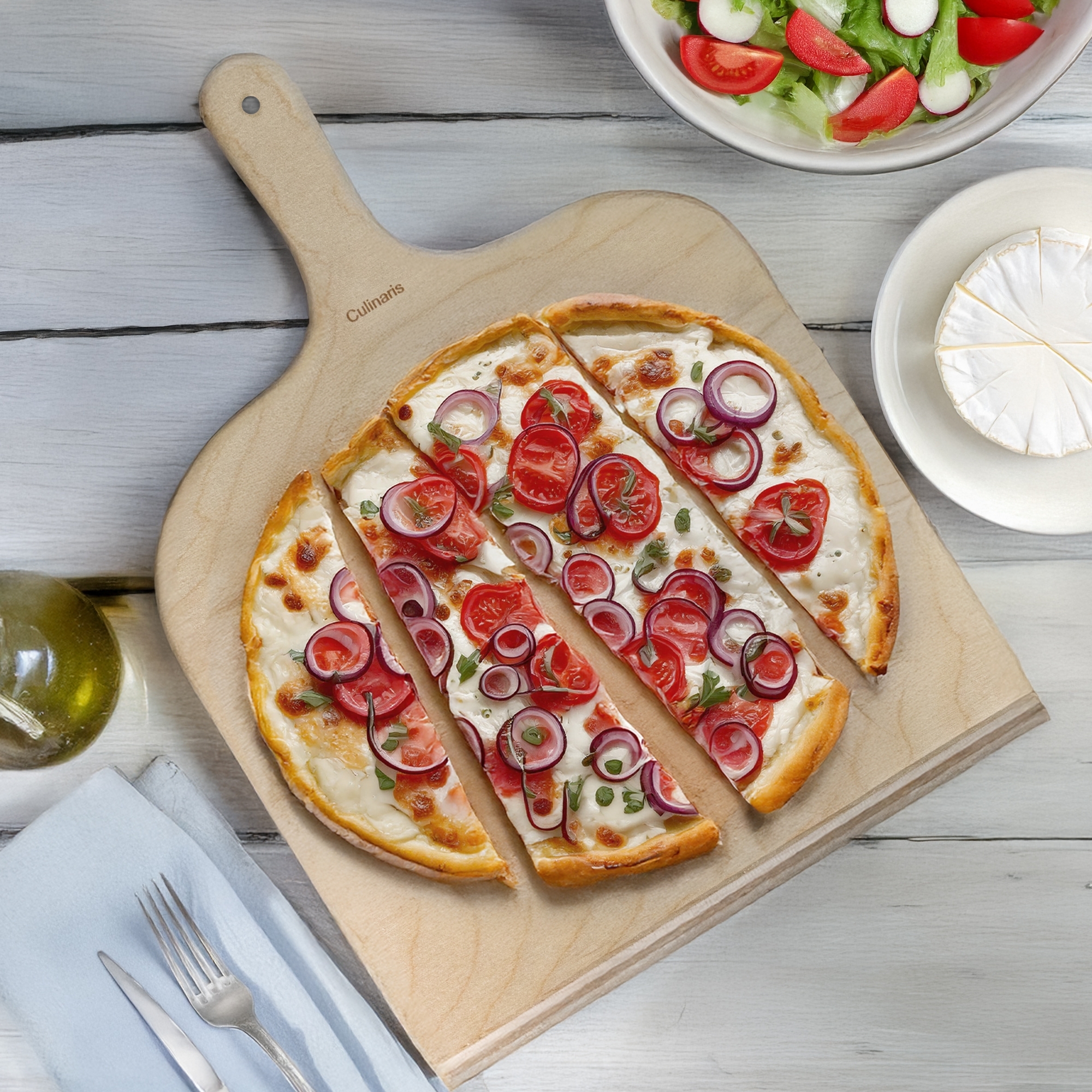Flambé board - birch wood - 40 x 30 cm | Culinaris Flambé board - birch wood - 40 x 30 cm | Culinaris