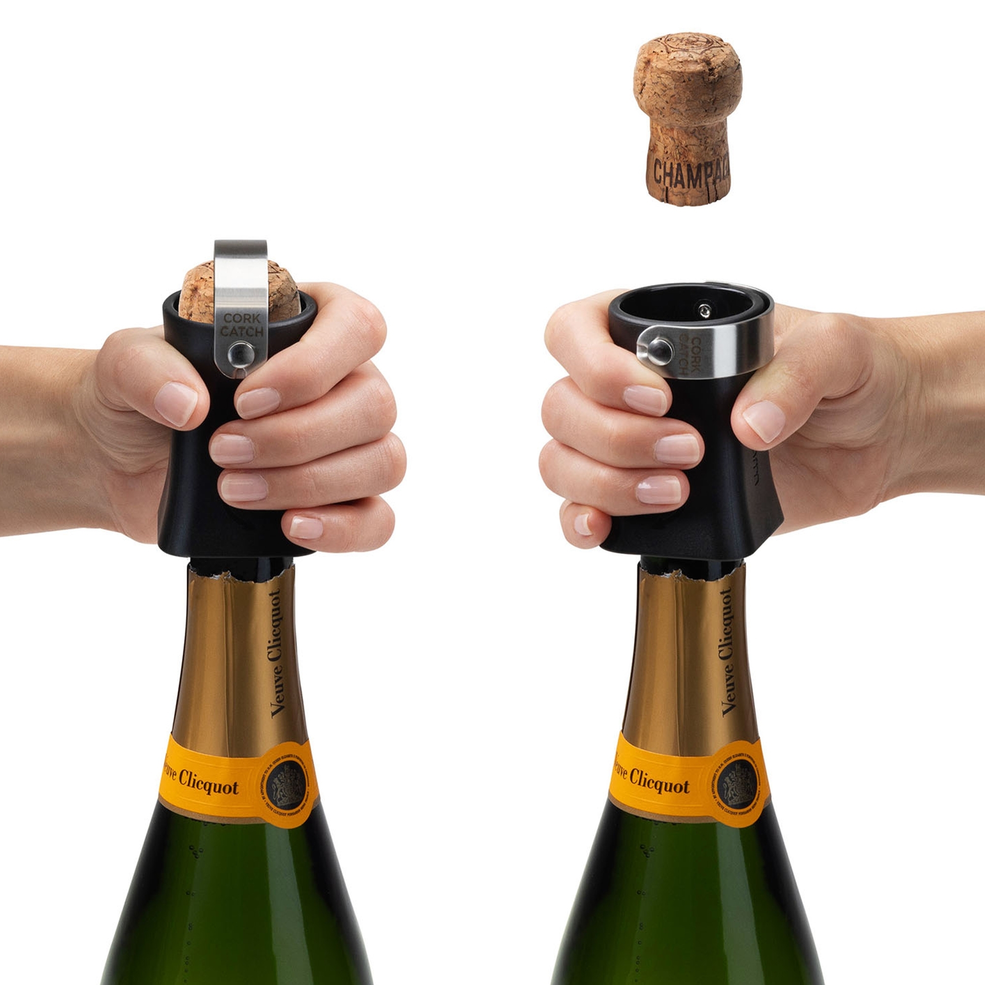 Dreamfarm - Champop - Champagne bottle opener - black