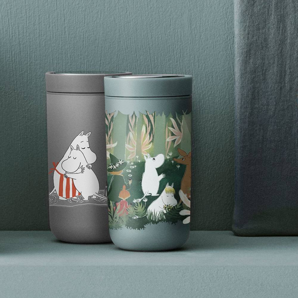 Stelton - To Go Click Thermobecher - 200 ml - Moomin Beach