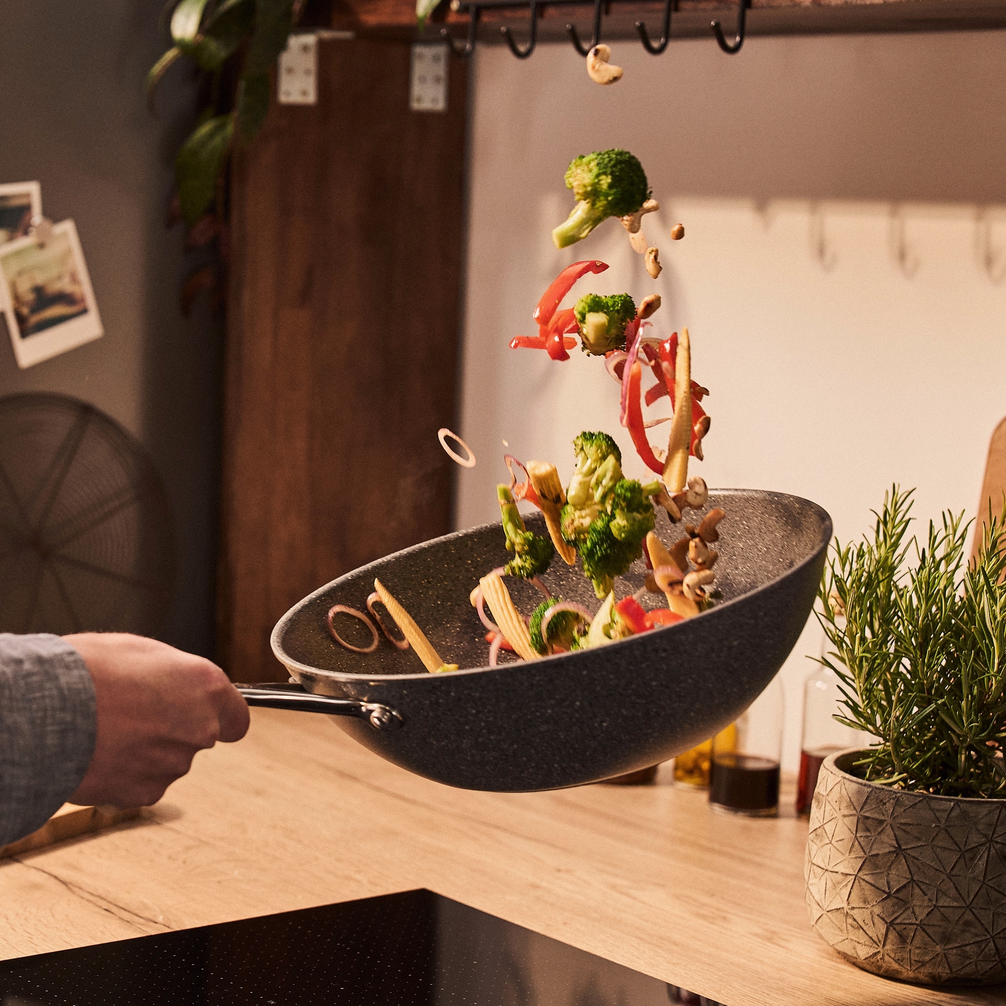 BALLARINI - Wok | Salina | 30 cm | titanverstärkte keramische Antihaftbeschichtung