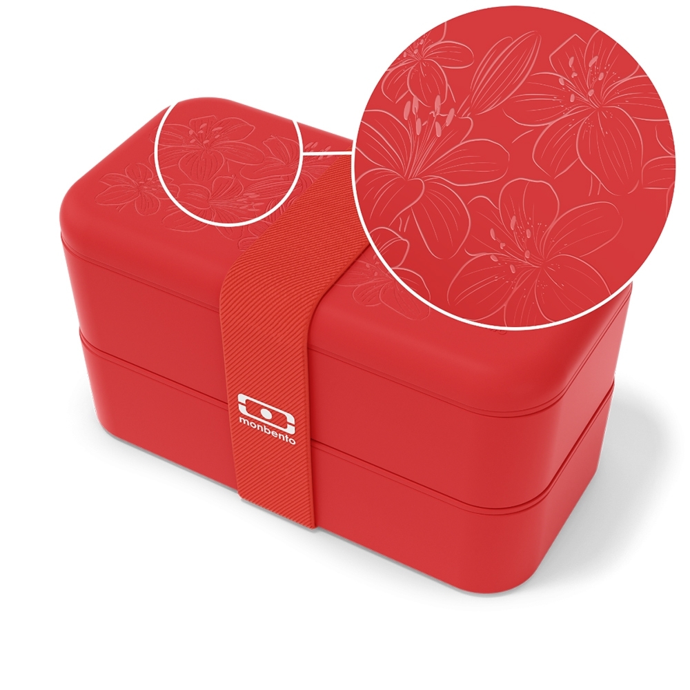 monbento - Original Bento Box Podium - graviert Lilie