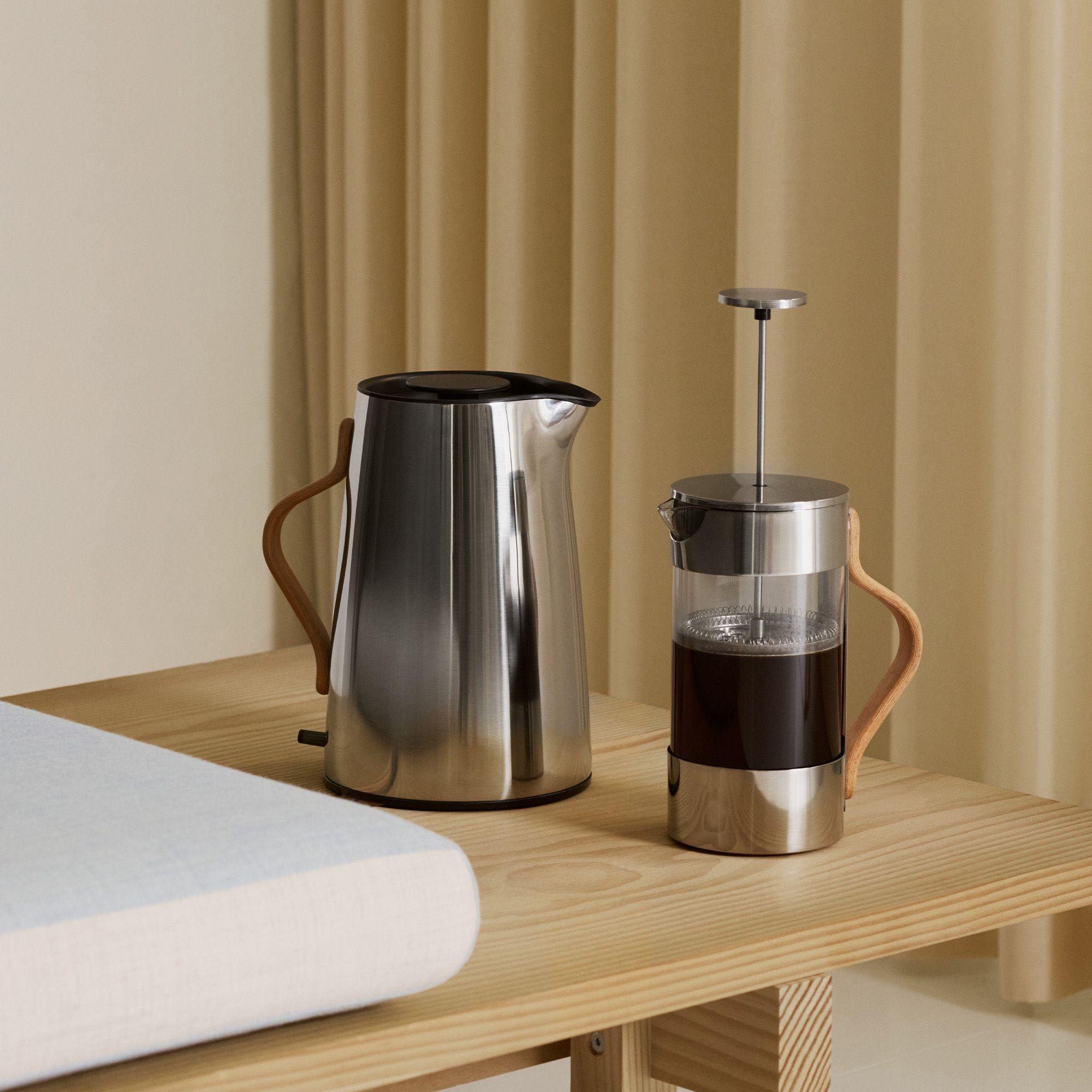 Stelton - Pressfilterkanne 1 L - Emma - Edelstahl