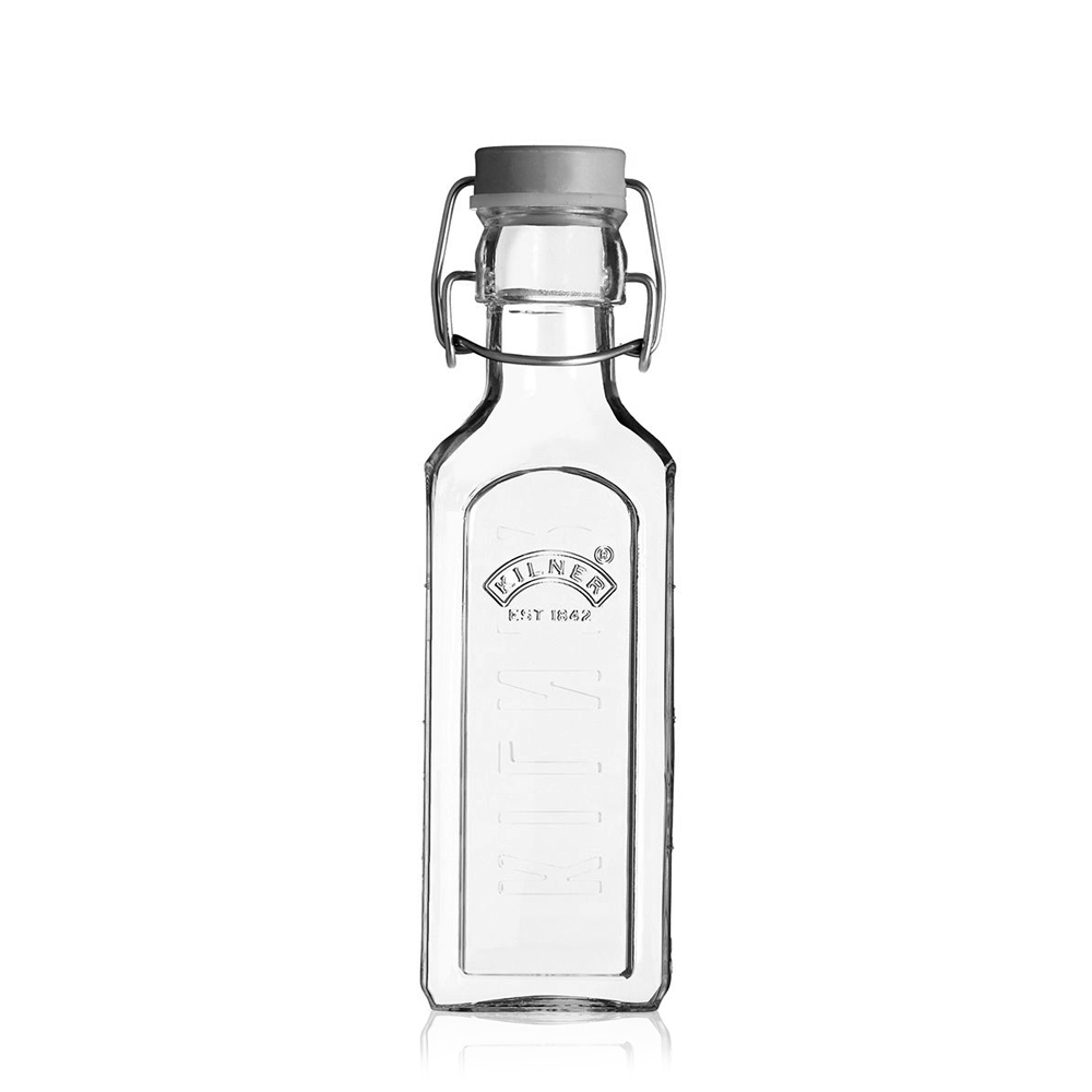 Kilner - Glass bottle with swing top | square | 300 ml Kilner - Glass bottle with swing top | square | 300 ml