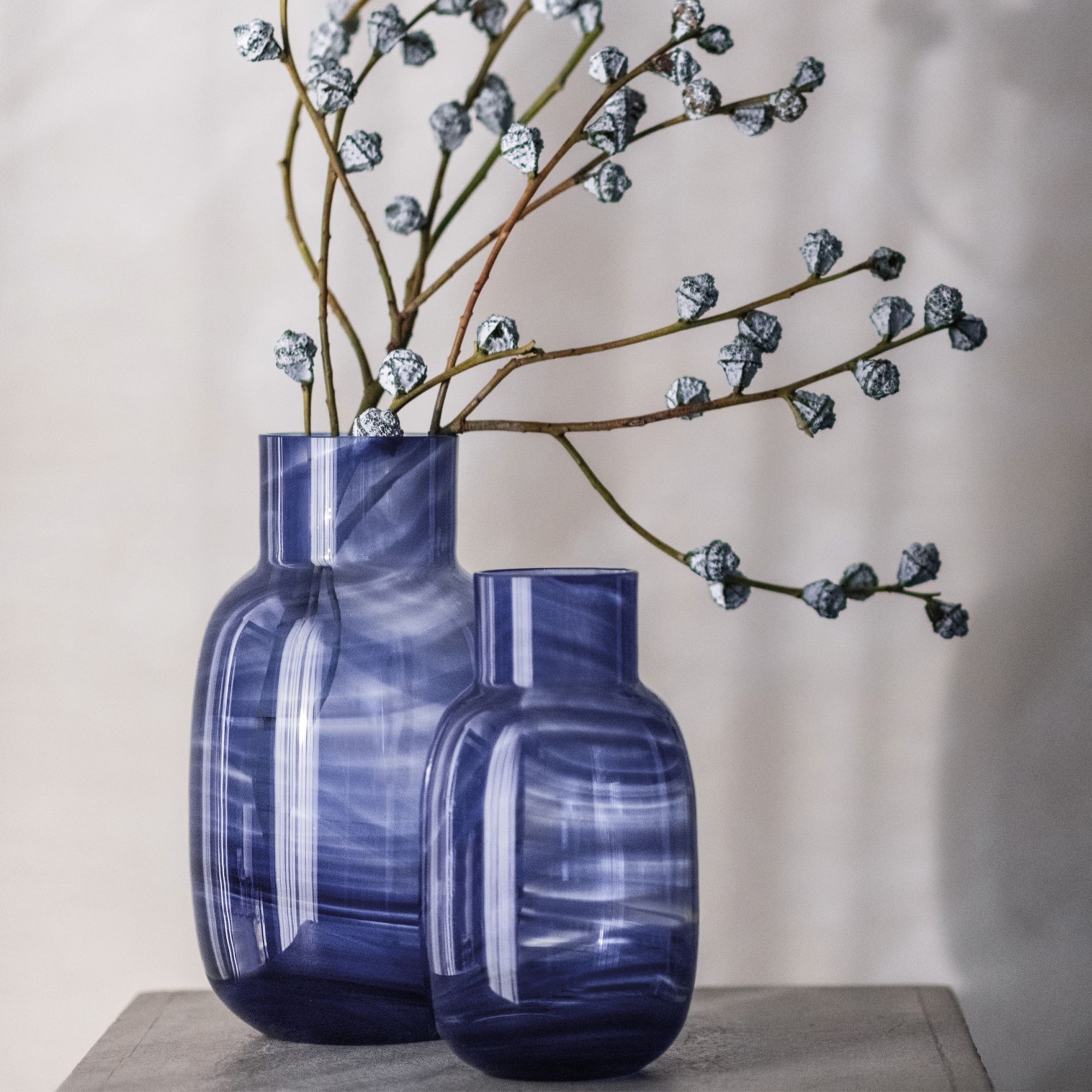 Zwiesel Glas - Vase Waters klein, blau