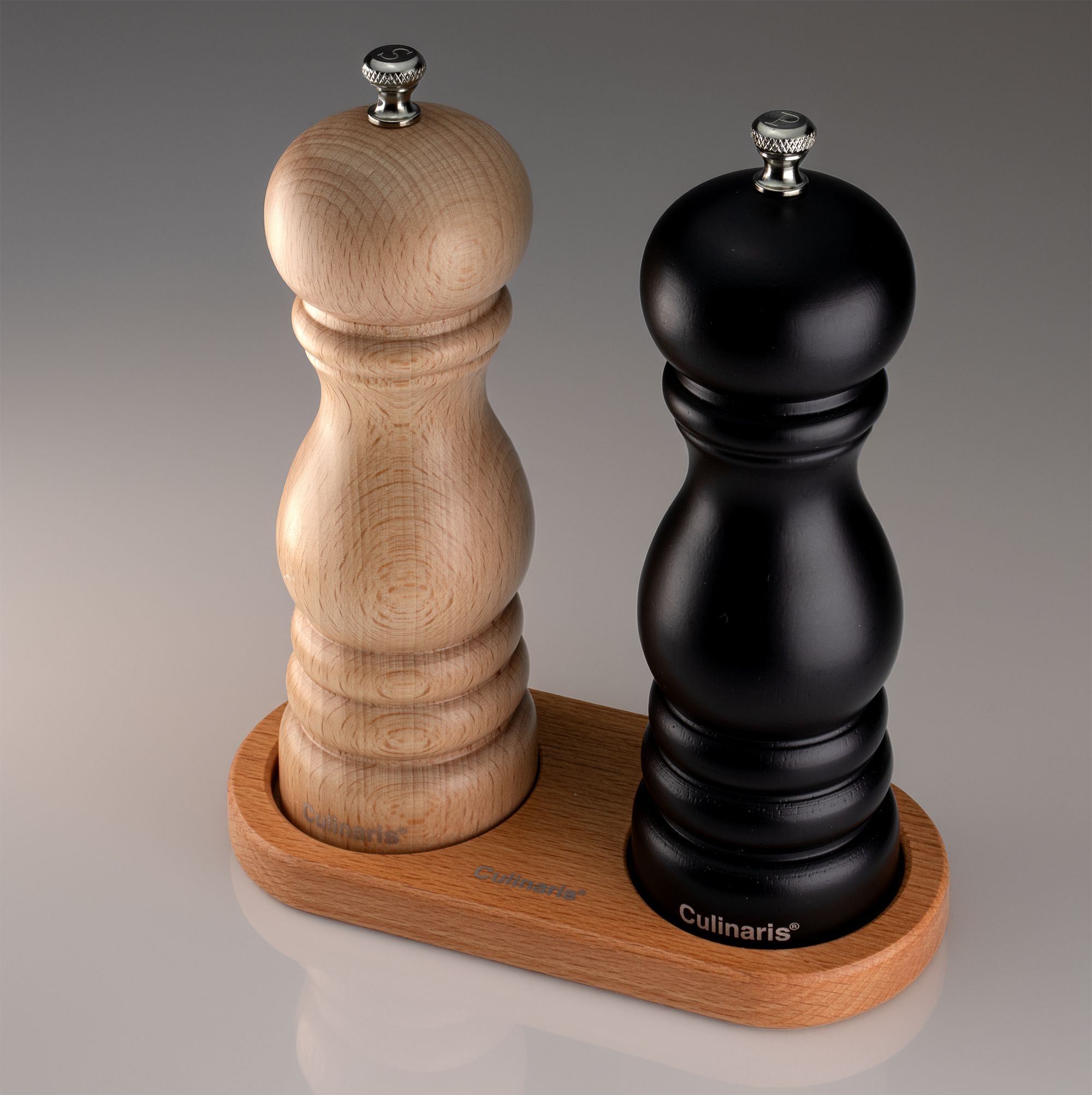 Salt mill - Molina - 18 cm - Beech wood | Culinaris Salt mill - Molina - 18 cm - Beech wood | Culinaris