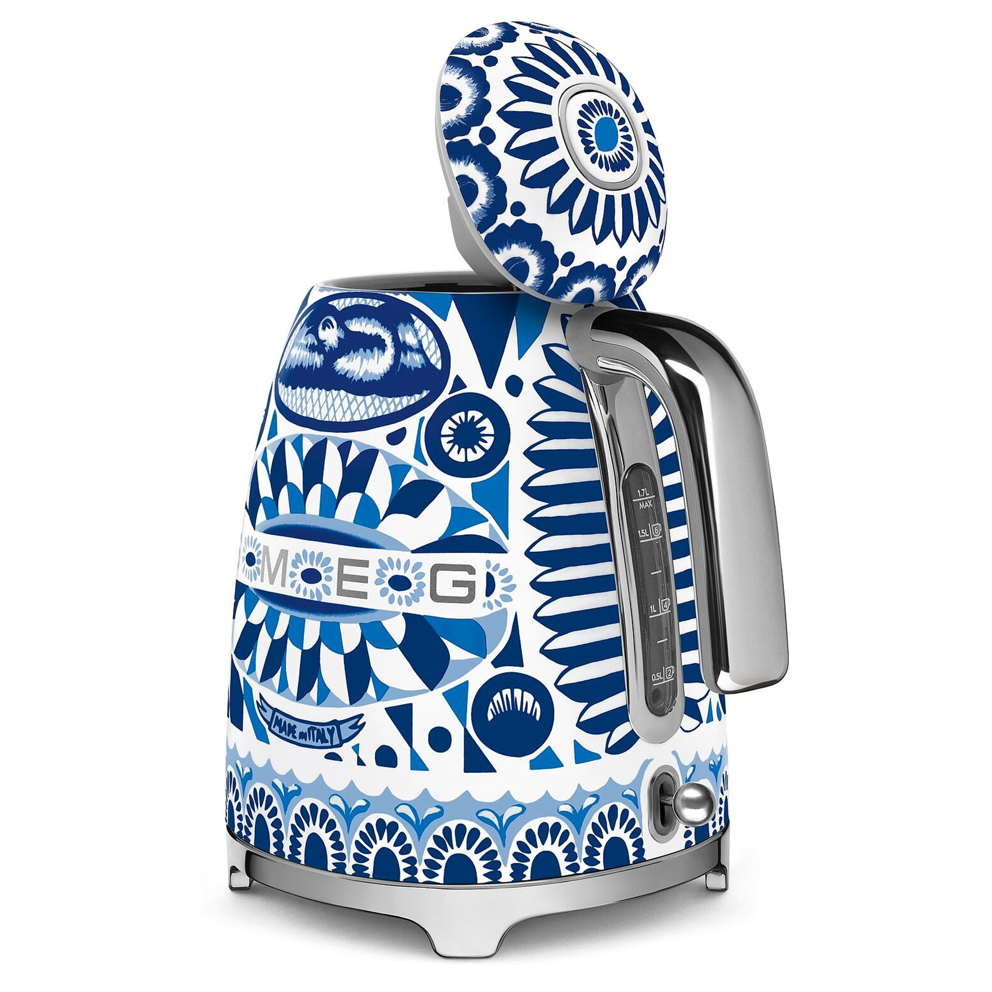 Smeg - 1,7L Kettle - Dolce&Gabbana - Blu Mediterraneo Smeg - 1,7L Kettle - Dolce&Gabbana - Blu Mediterraneo