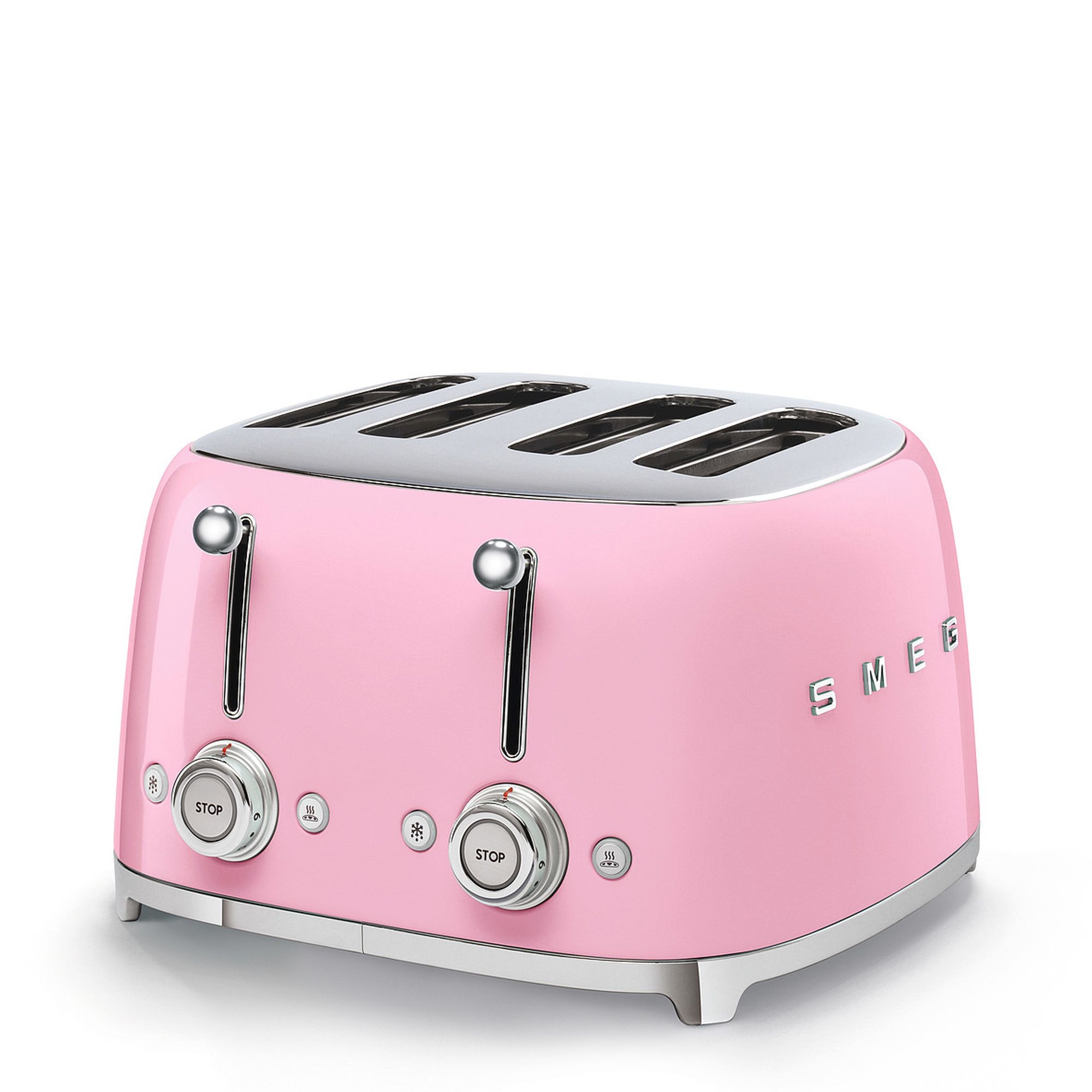 SMEG - 4-slot toaster - 50's retro style - pink SMEG - 4-slot toaster - 50's retro style - pink