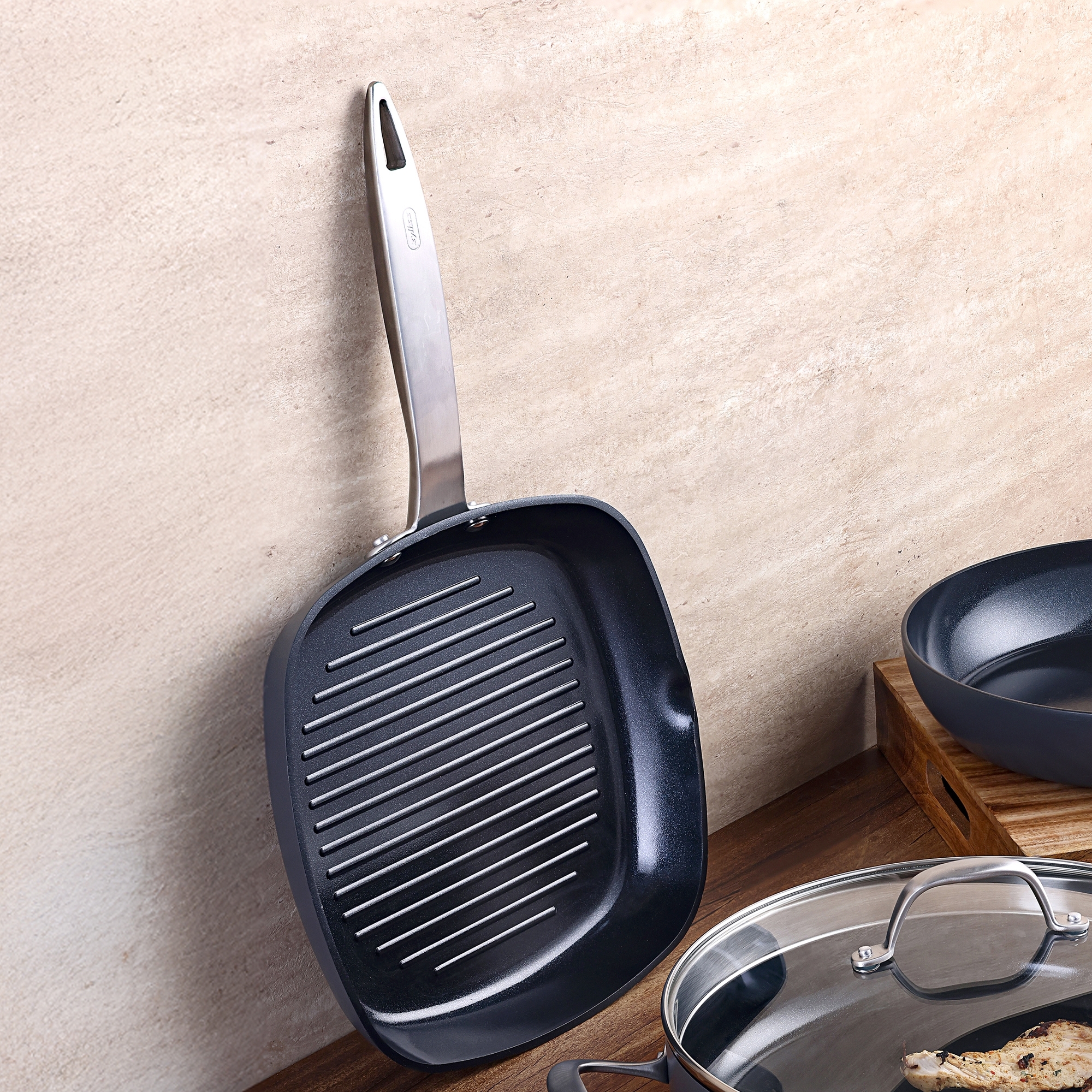 ZYLISS - Square Grill Pan 26 cm | Ultimate Pro Ceramic ZYLISS - Square Grill Pan 26 cm | Ultimate Pro Ceramic