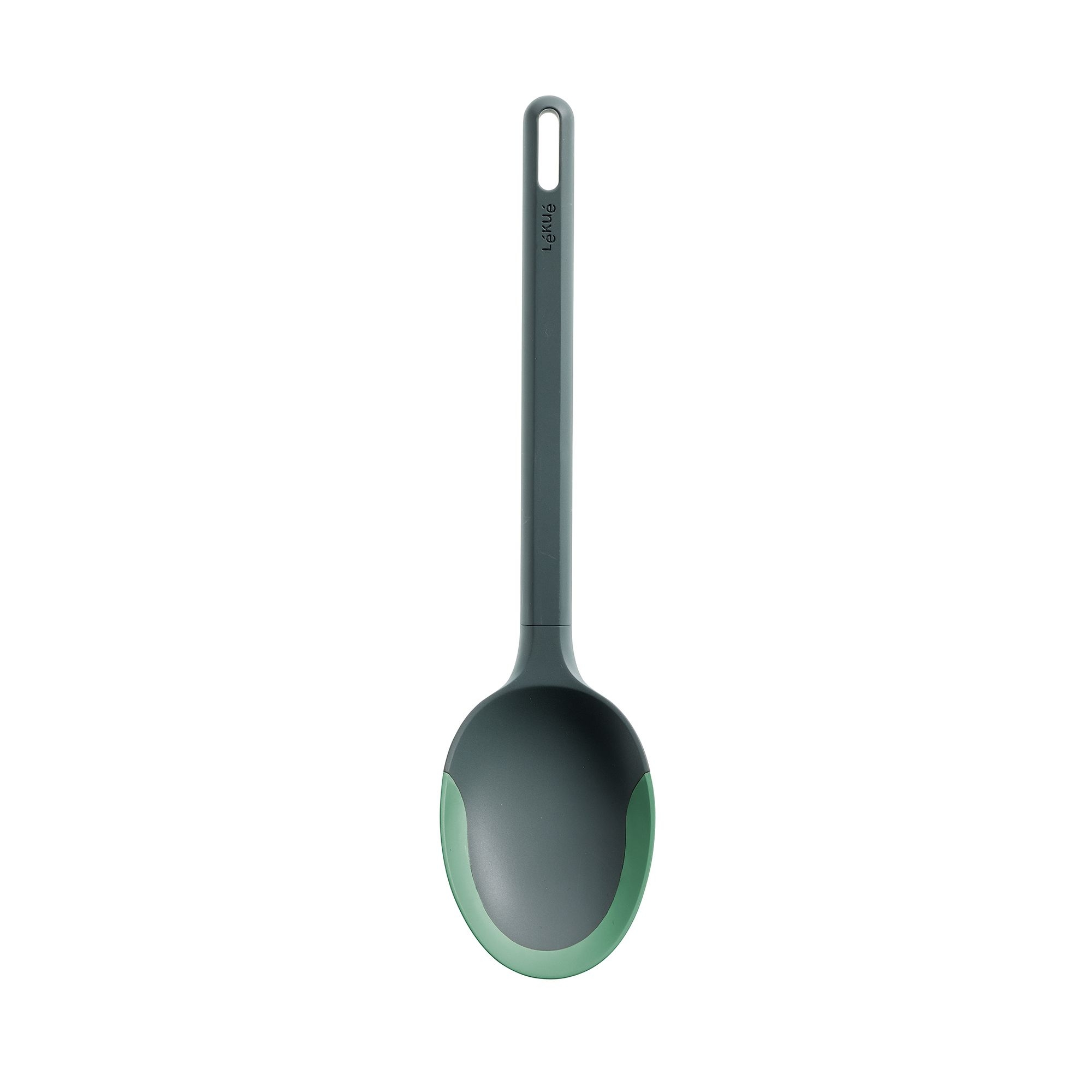 Lekue - Küchentools, 5er-Set mit Halter - grau/grün