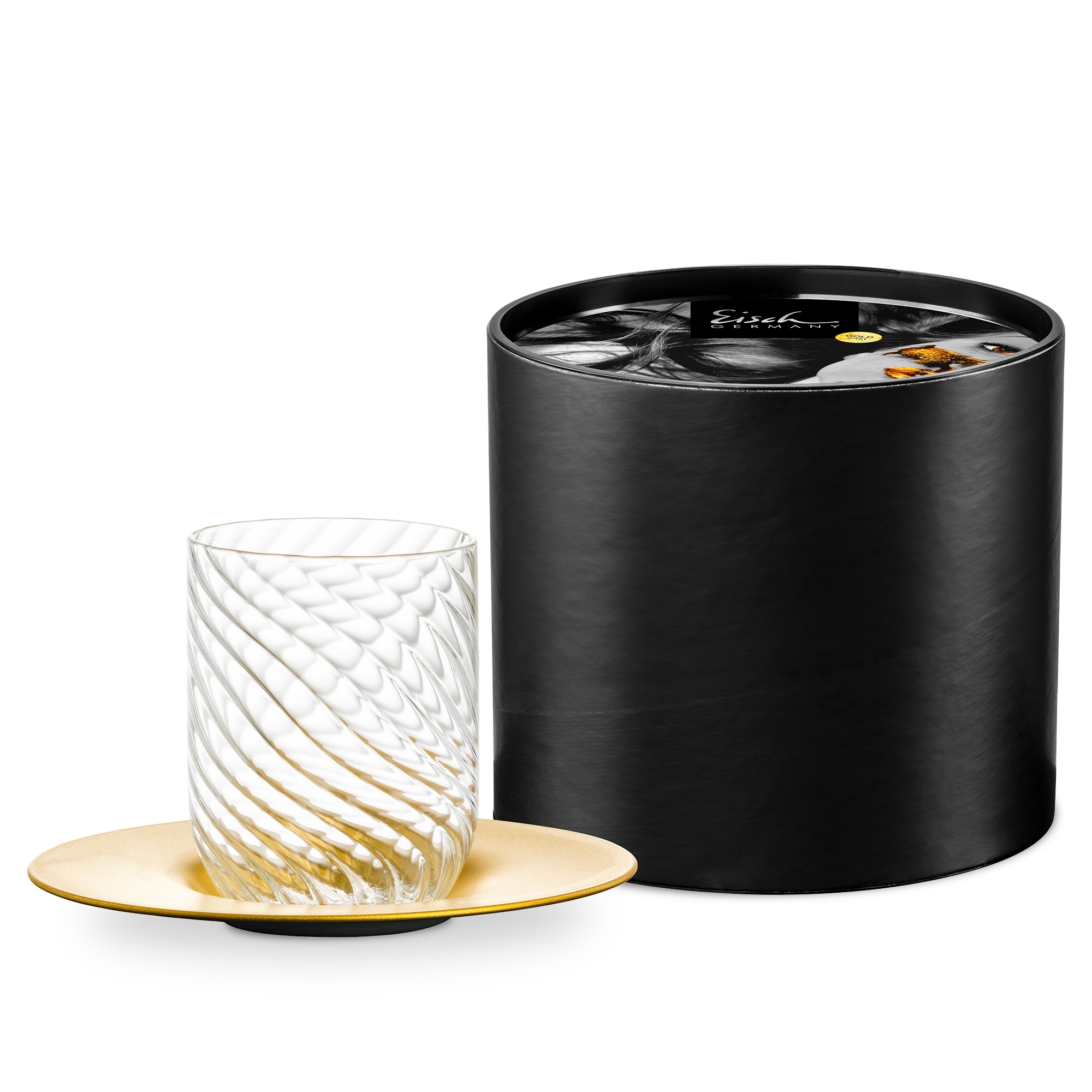 Eisch - Cappuccino-Set TWIST, gold