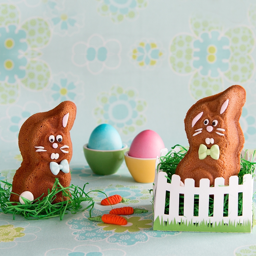 Städter - Motivbackform Herr Hase - 6,5 x 12 x 3 cm - Mini - 2 Stück - 150 ml