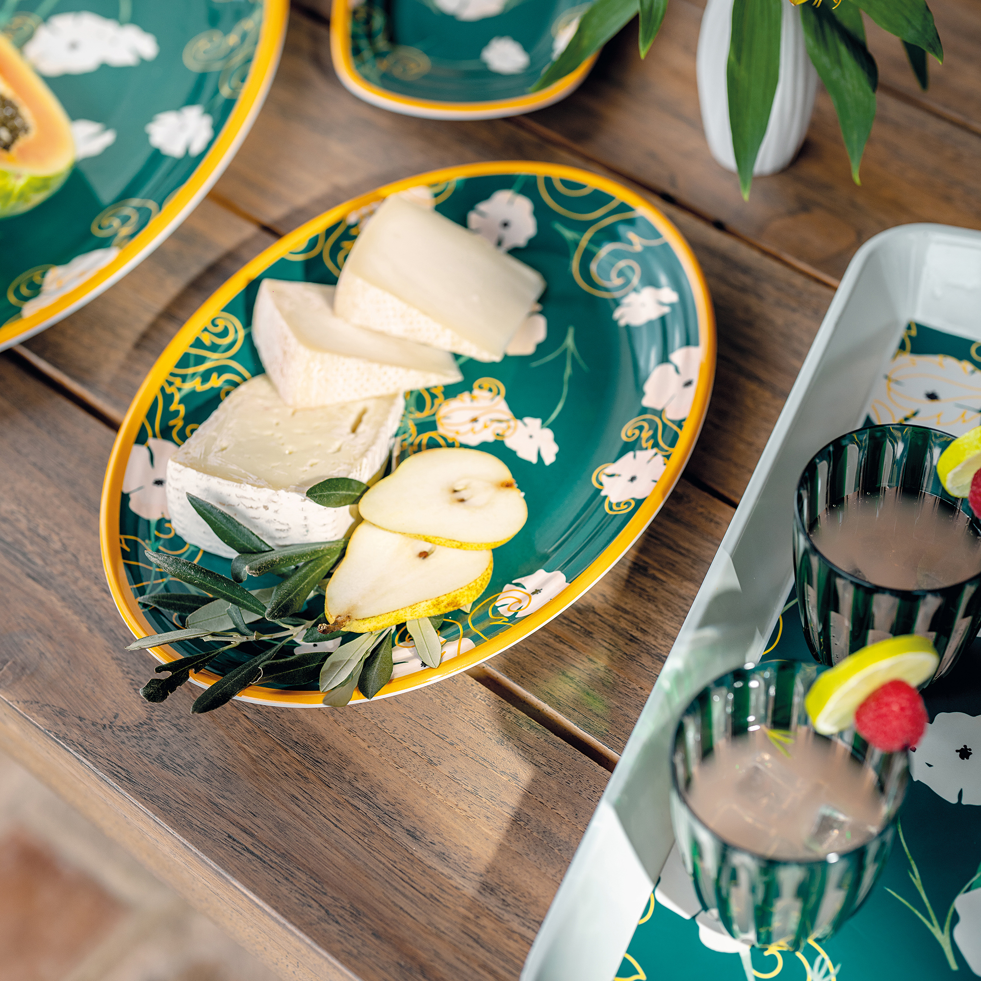 Guzzini - Serving dish big 'Fusion' - Emerald