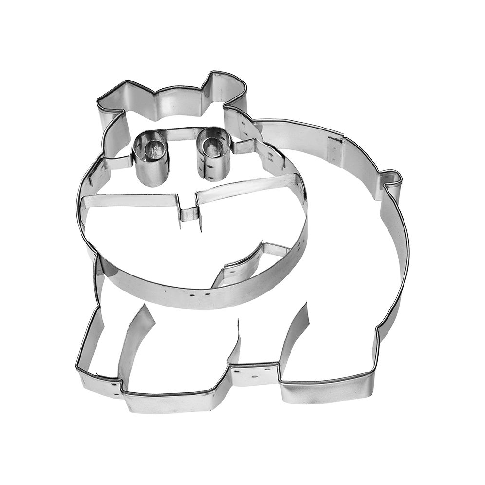 RBV Birkmann - hippo with internal imprint 11 cm