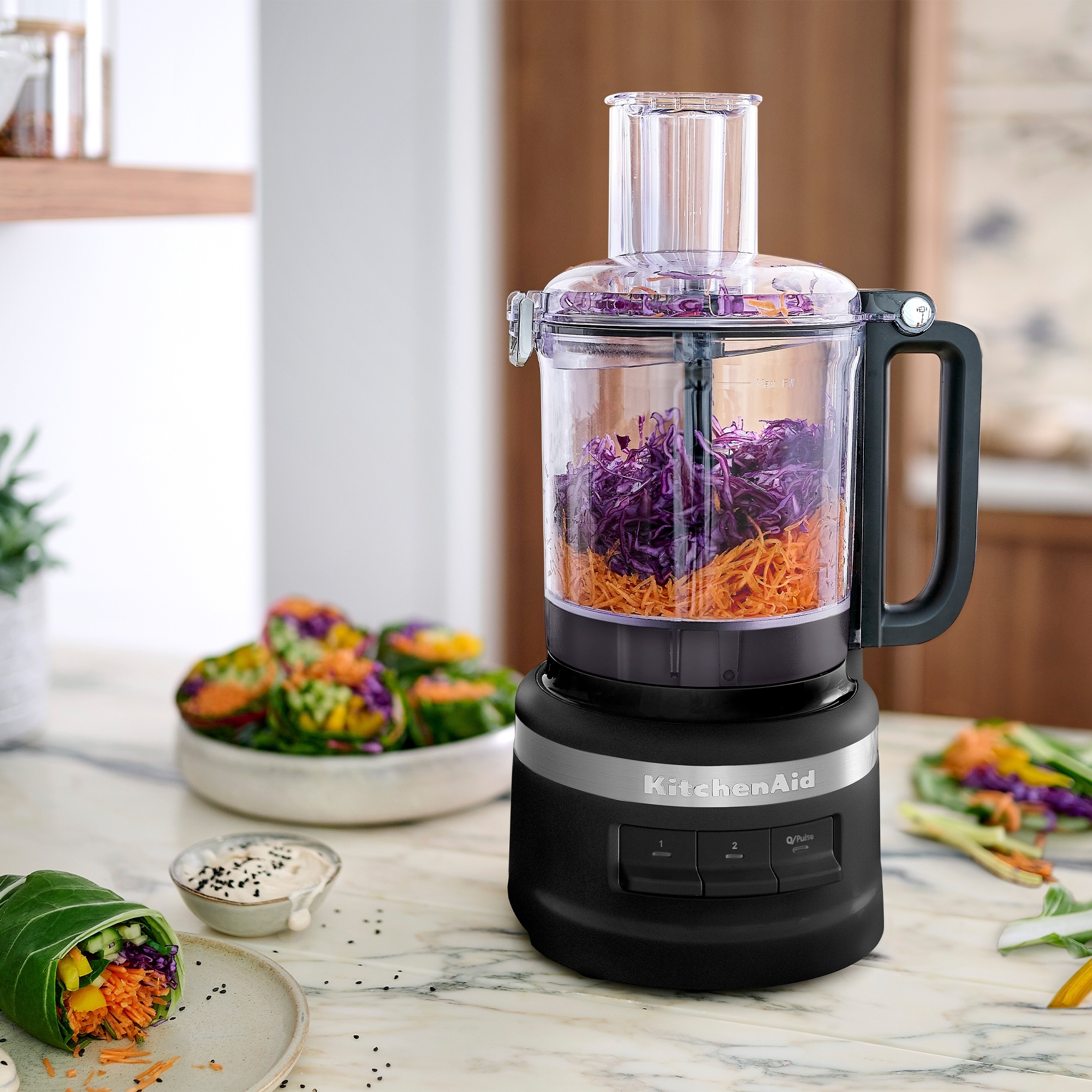 KitchenAid - FoodProcessor 2,1 L - matte black