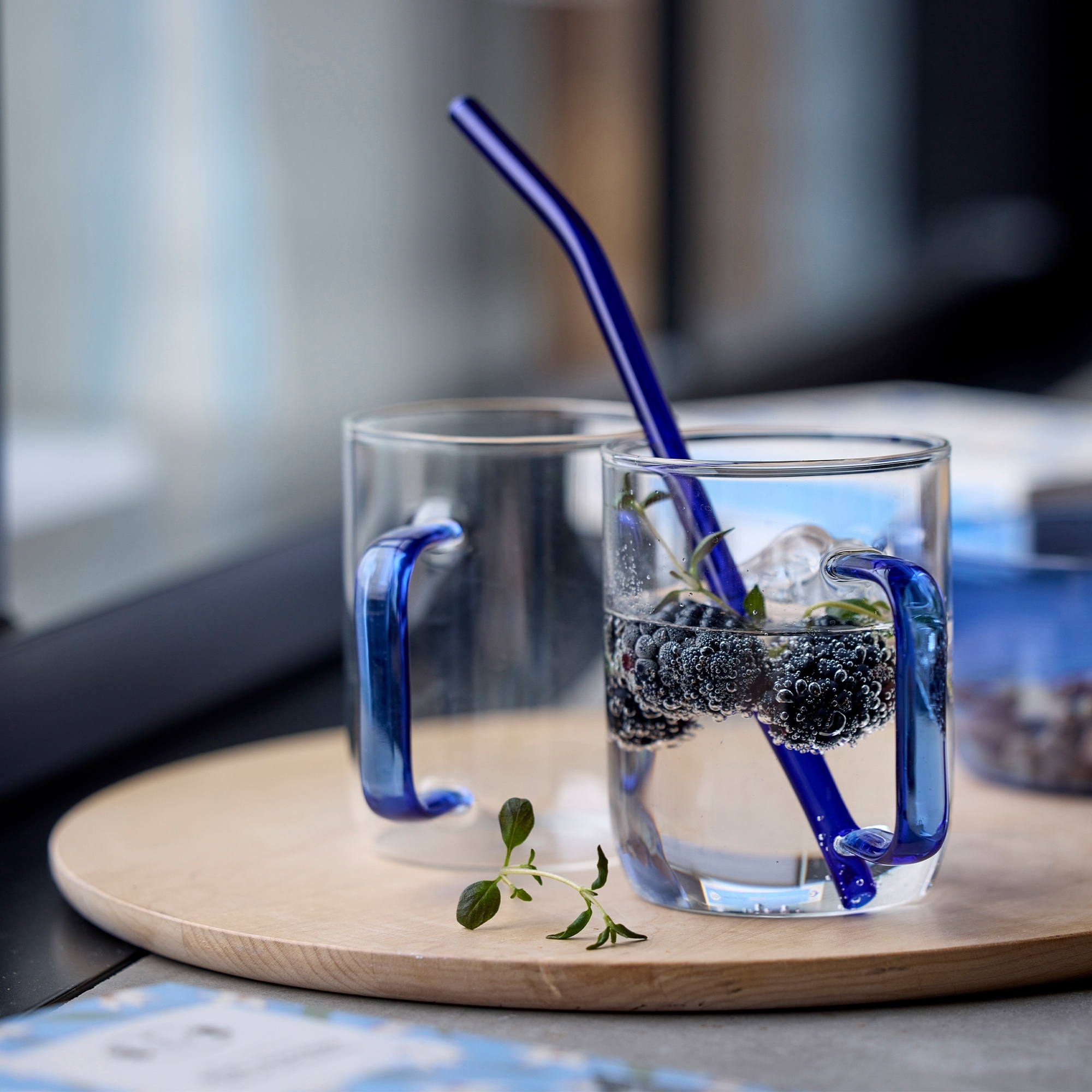 Lyngby Glas - Torino - Glasbecher - 2 Stck. - Blau