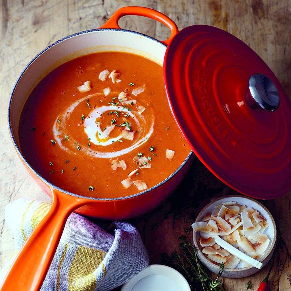 Le Creuset - Stielkasserolle 16 cm - 1,5 L  - Ofenrot