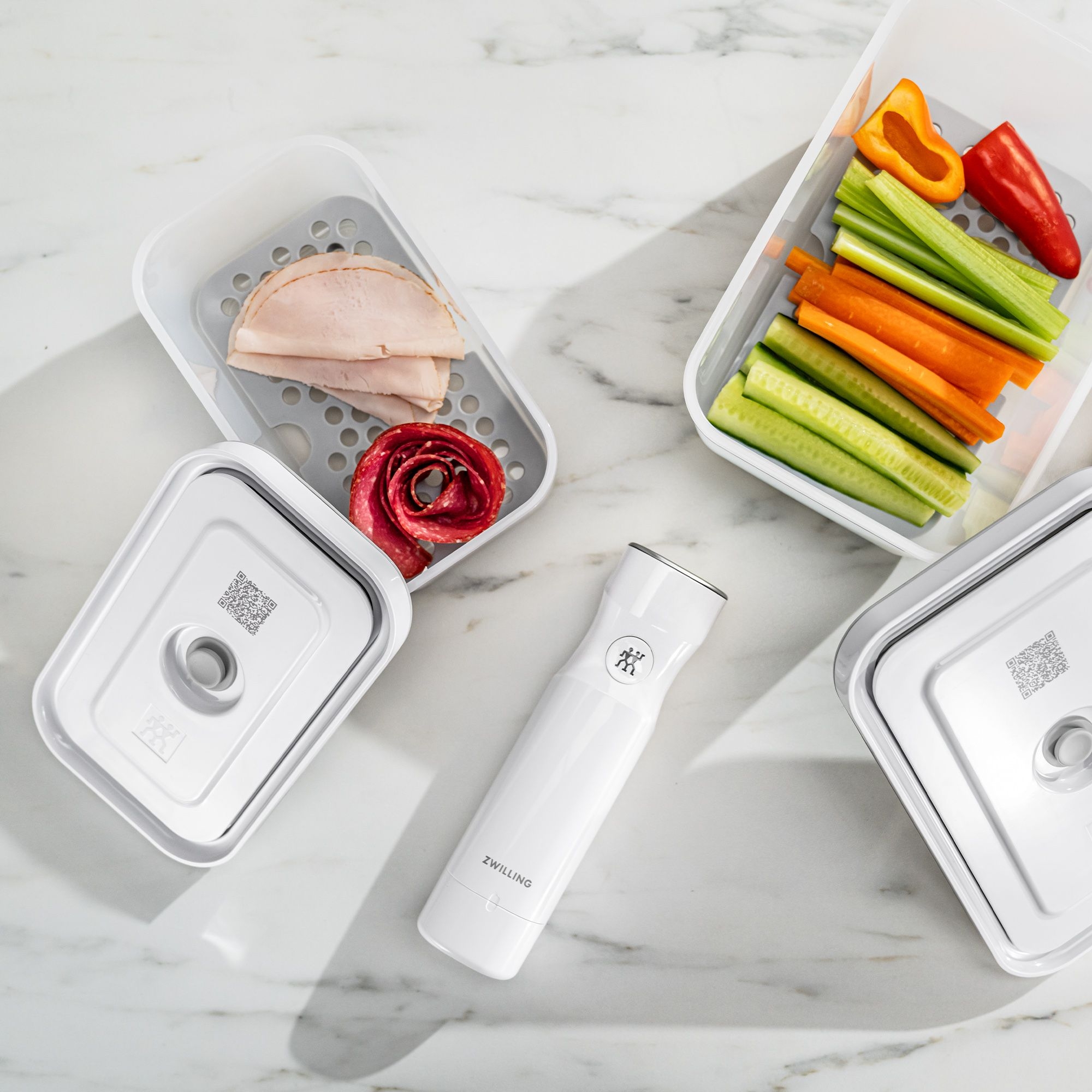 ZWILLING - Draining rack for plastic boxes | Fresh & Save | Vacuum accessory set | 2 pieces