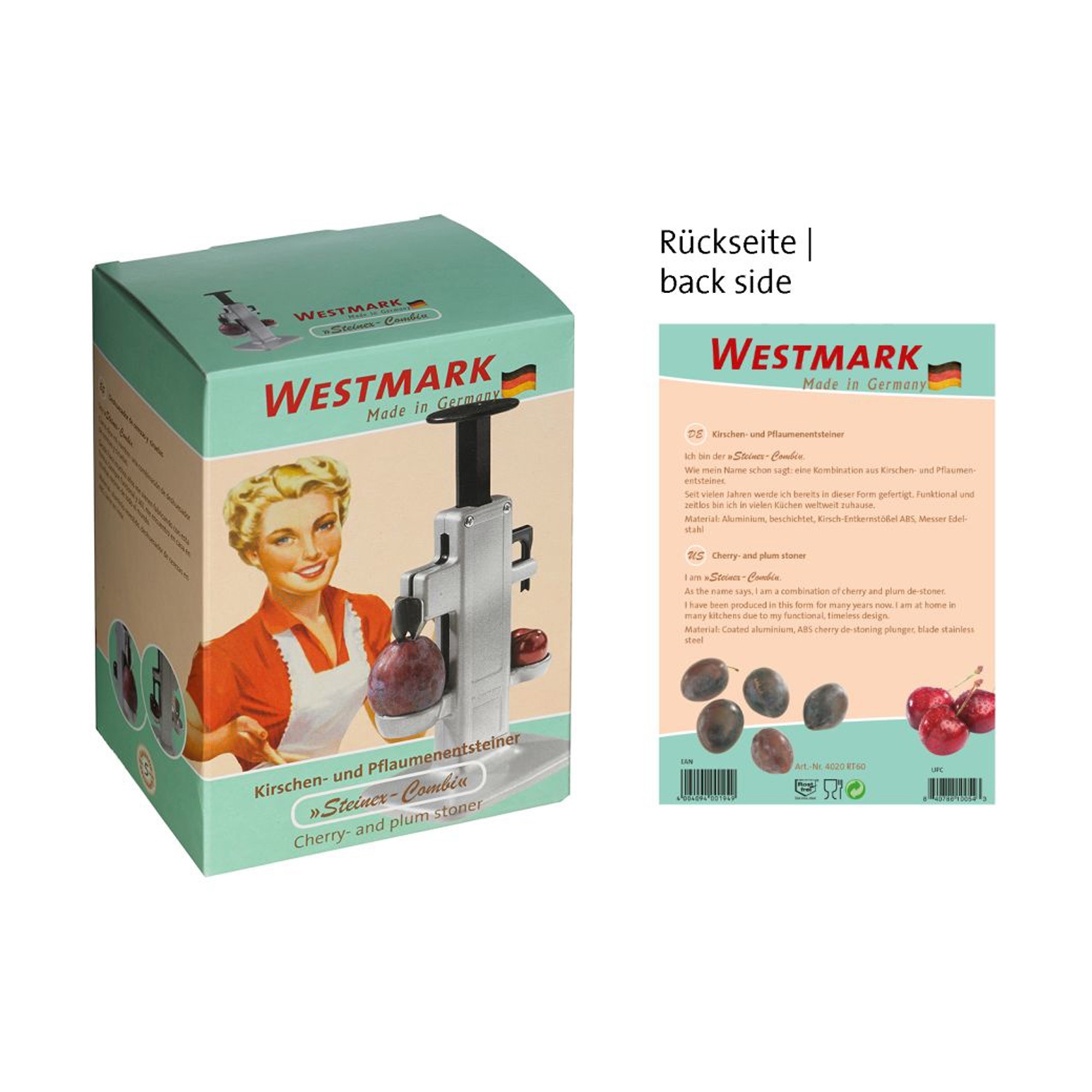 Westmark - Cherry and plum pitter »Steinex-Combi« Retro-look