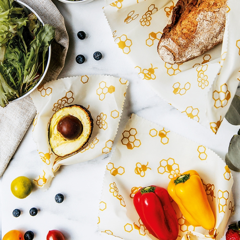 Zassenhaus - Bienenwachstücher Honigwaben - 3 Stück Zassenhaus - Bienenwachstücher Honigwaben - 3 Stück