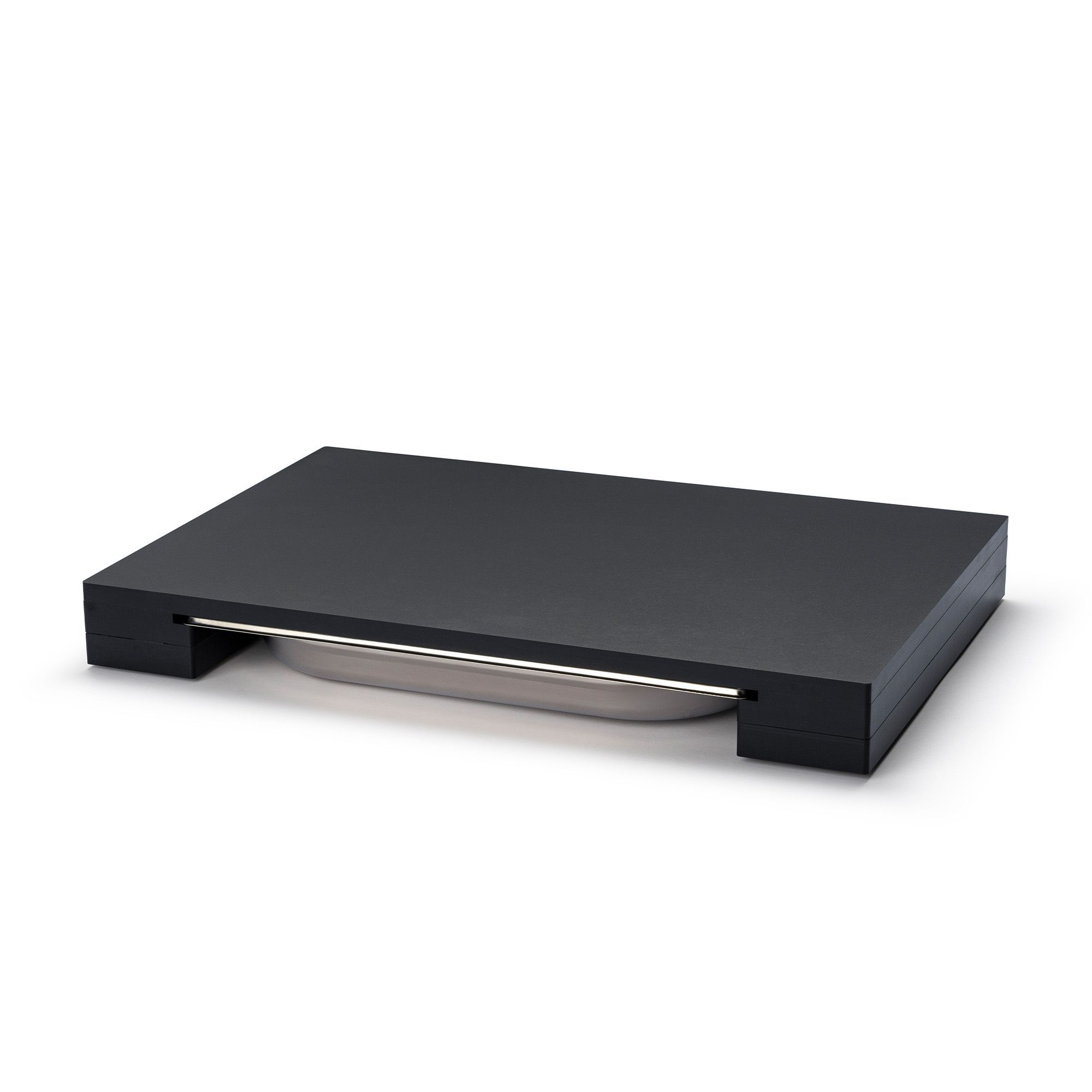 Continenta - DURACORE chopping board with stainless steel drawer 48 x 32,5 x 6 cm