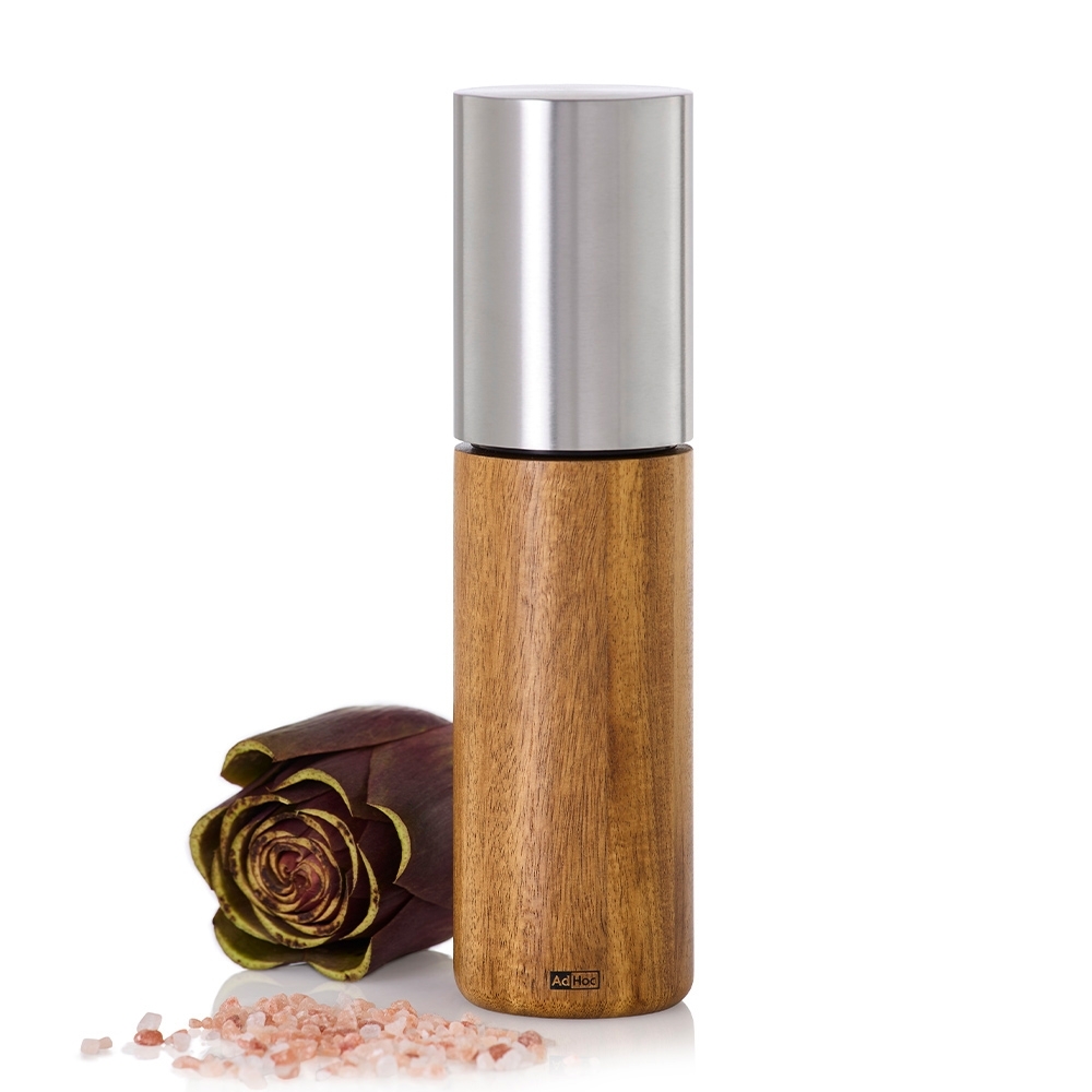 AdHoc pepper or salt mill Ikon 22 cm wood steel