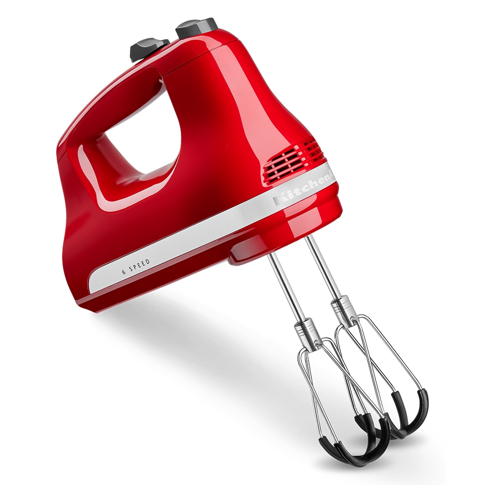 KitchenAid - Hand Mixer with Flexi Beater 5KHM6118 - Empire Red
