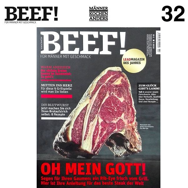 Nr. 32 BEEF! Für Männer mit Geschmack 2/2016 - Oh Mein Gott